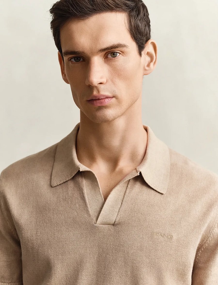 Gant - SUNFADED SS POLO - kurzärmelig - dark khaki - 3