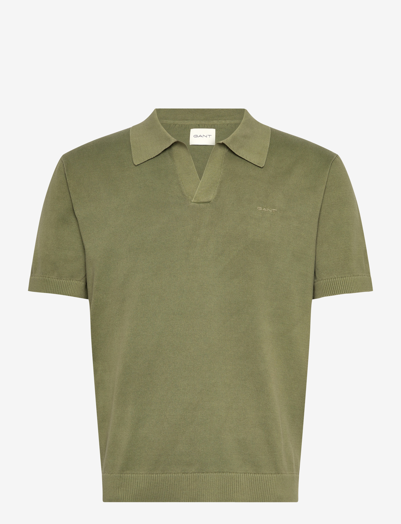 GANT - SUNFADED SS POLO - short-sleeved polos - dry herb green - 0