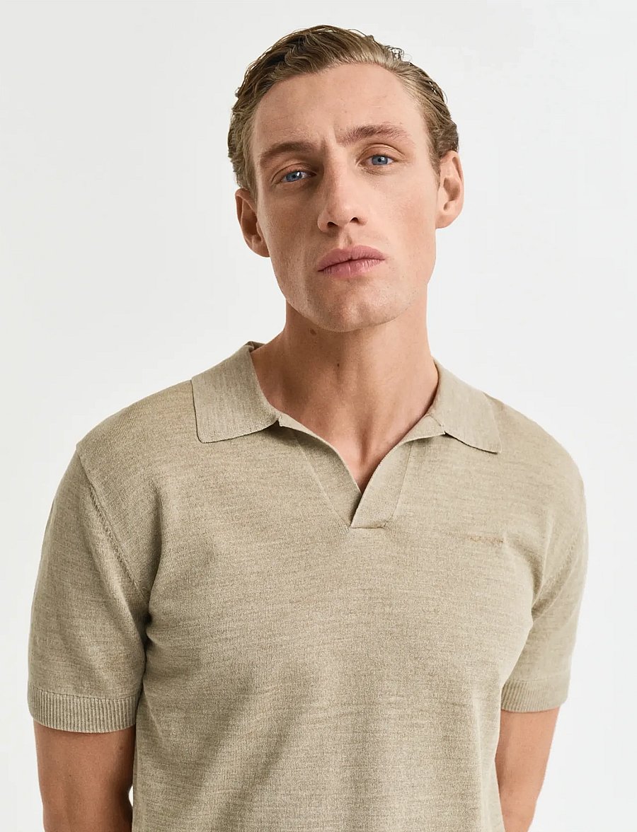 Gant - SUNFADED SS POLO - kurzärmelig - dry sand - 4