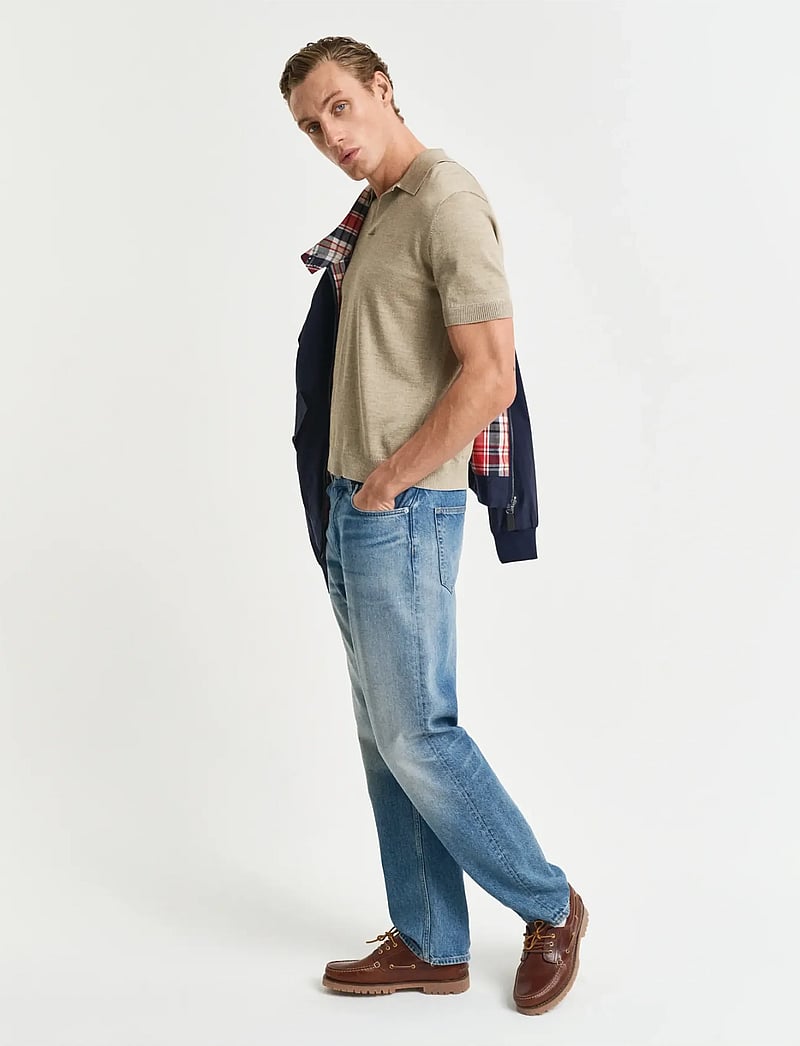 GANT - SUNFADED SS POLO - knitted polos - dry sand - 5