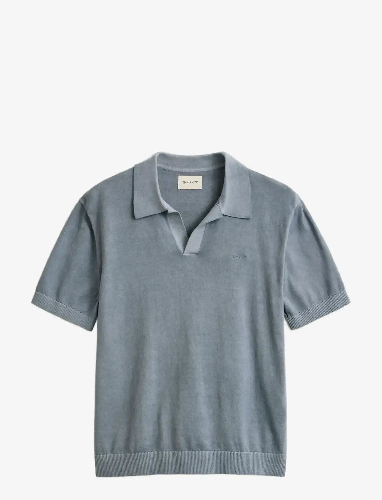 Gant - SUNFADED SS POLO - kortærmede poloer - faded denim - 1