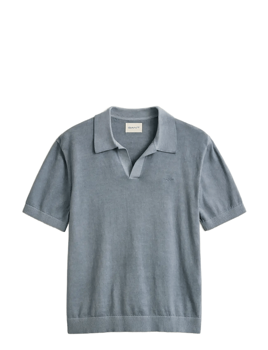 Gant - SUNFADED SS POLO - kurzärmelig - faded denim - 1