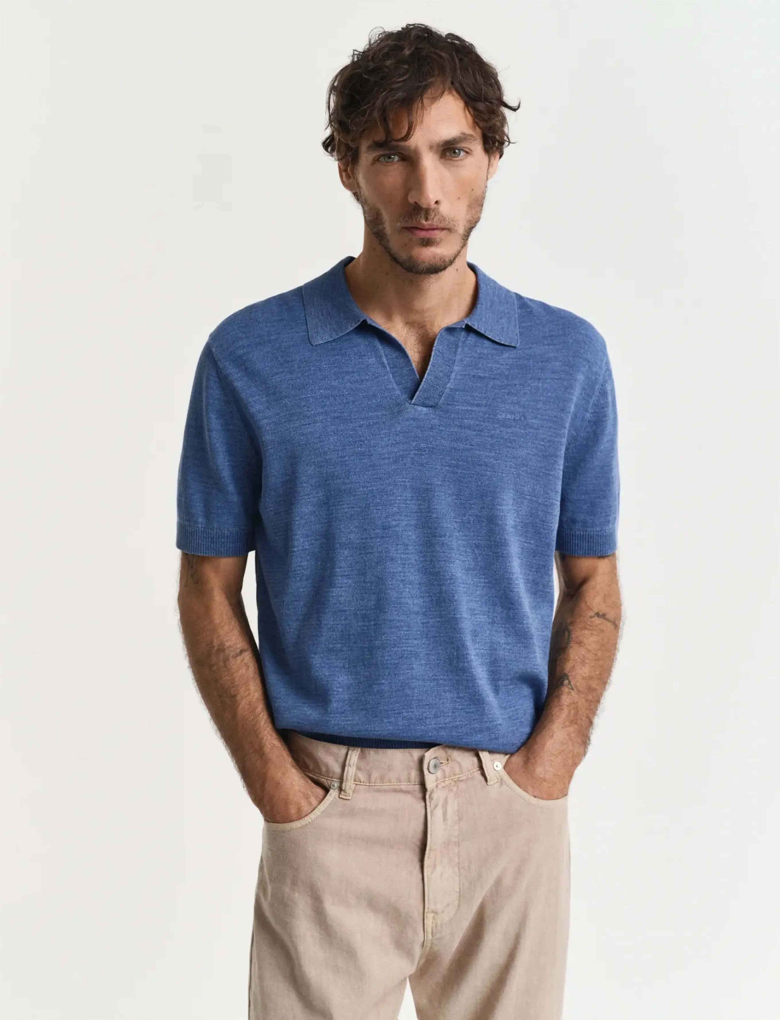 GANT SUNFADED SS POLO - GANT - PERSIAN BLUE / blue