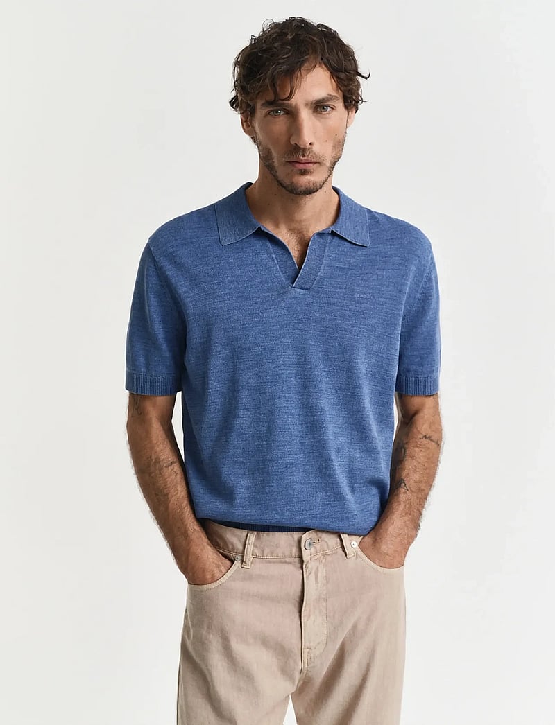 GANT - SUNFADED SS POLO - polostrik - persian blue - 0