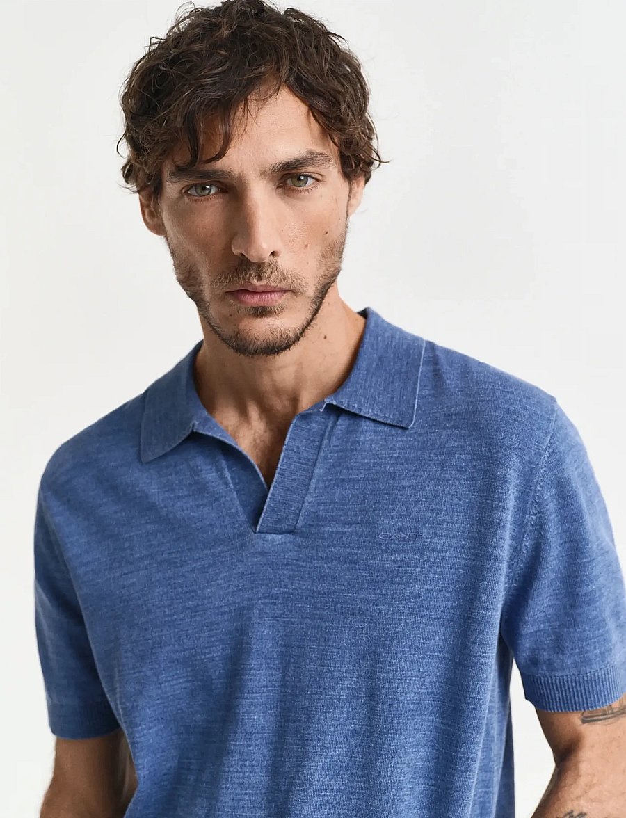Gant - SUNFADED SS POLO - kurzärmelig - persian blue - 4