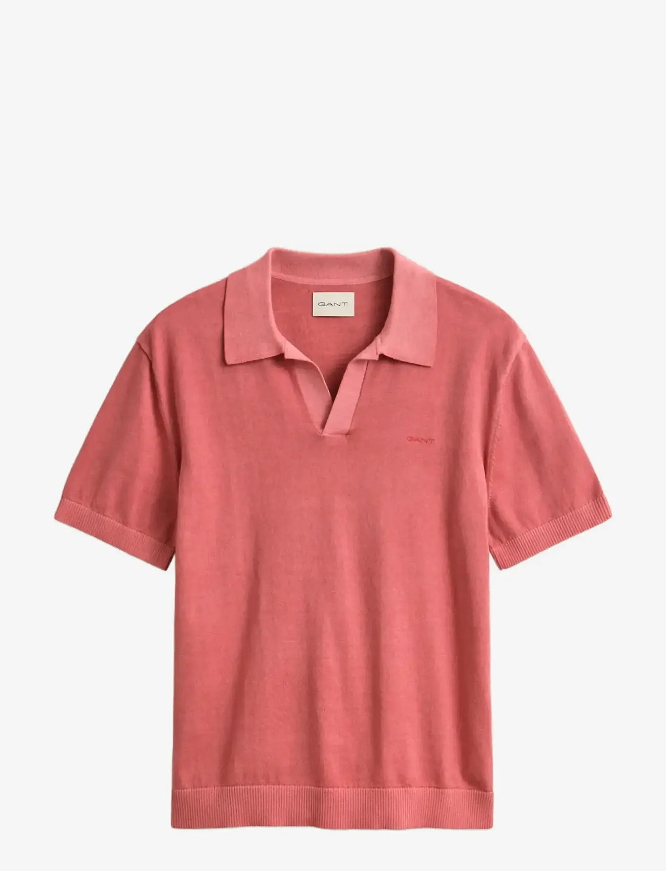 Gant - SUNFADED SS POLO - kortærmede poloer - rose red - 1