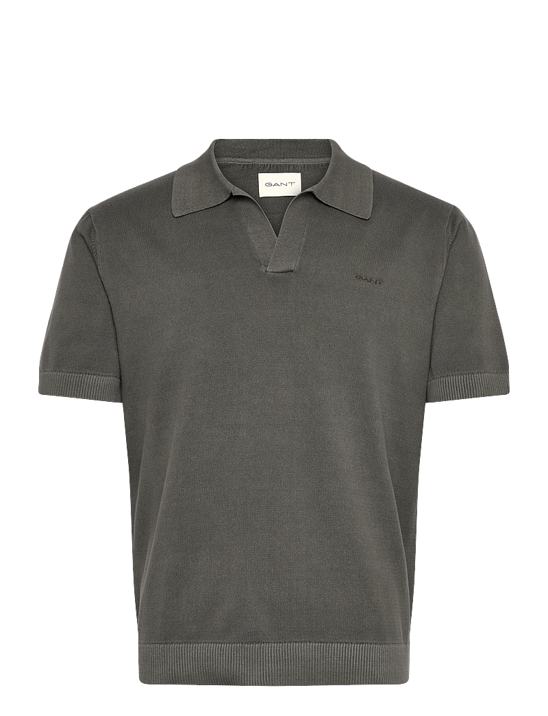 Gant - SUNFADED SS POLO - kurzärmelig - washed out black - 1