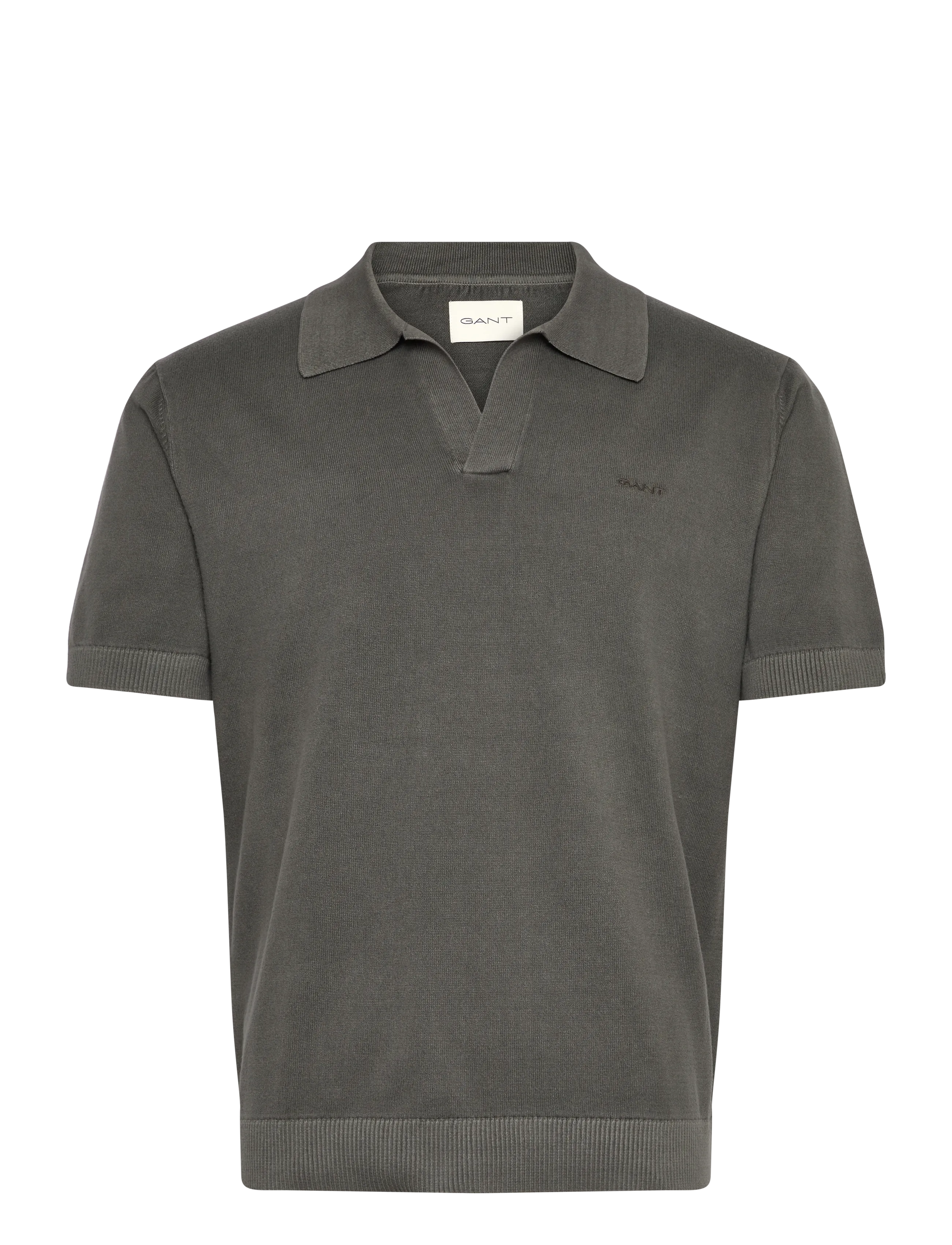 Gant SUNFADED SS POLO - Poloskjorter - WASHED OUT BLACK / grey
