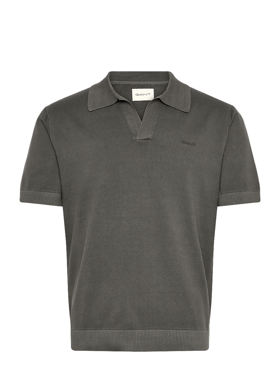 Gant - SUNFADED SS POLO - kurzärmelig - washed out black - 1