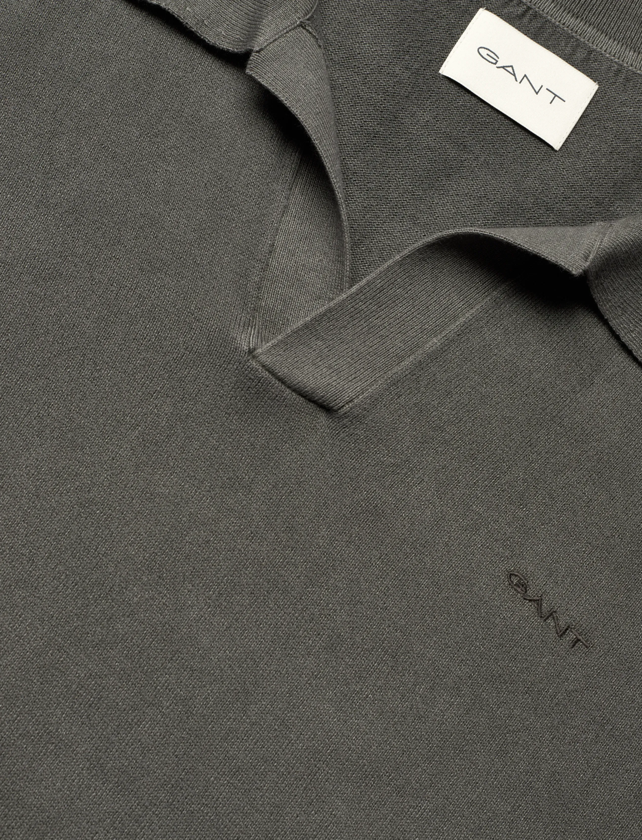 Gant - SUNFADED SS POLO - kortärmade pikéer - washed out black - 5