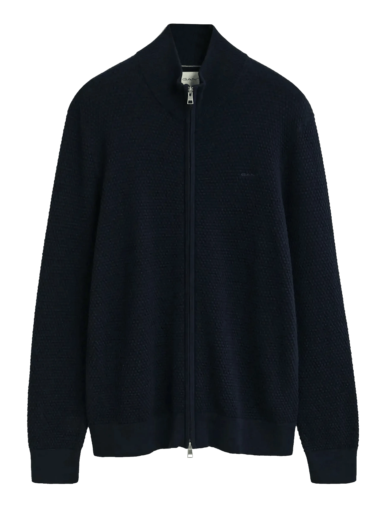 Gant | Textured Cotton Merino Cardigan | XXL