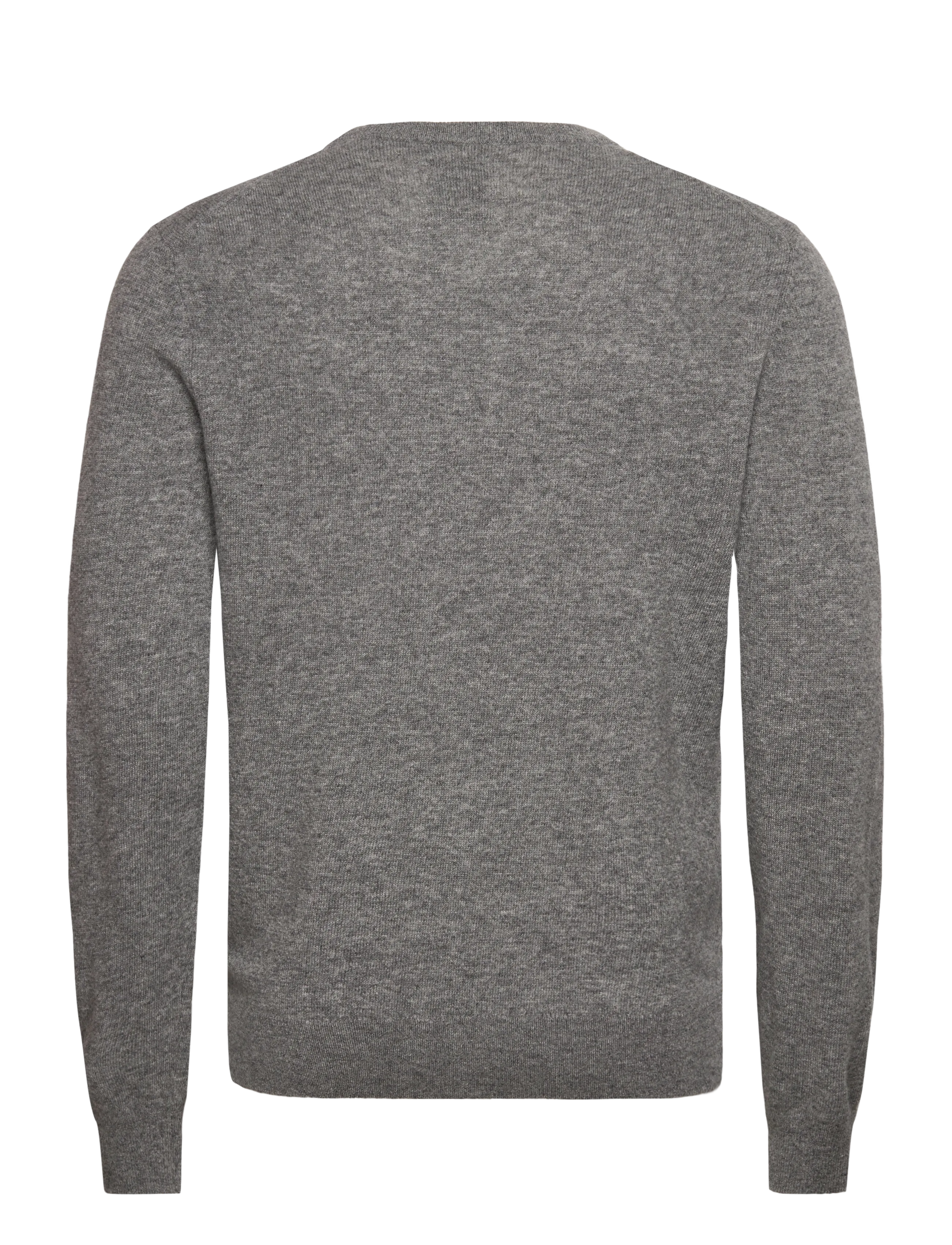 Gant - EXTRAFINE LAMBSWOOL V-NECK - v-necks - dark grey melange - 1