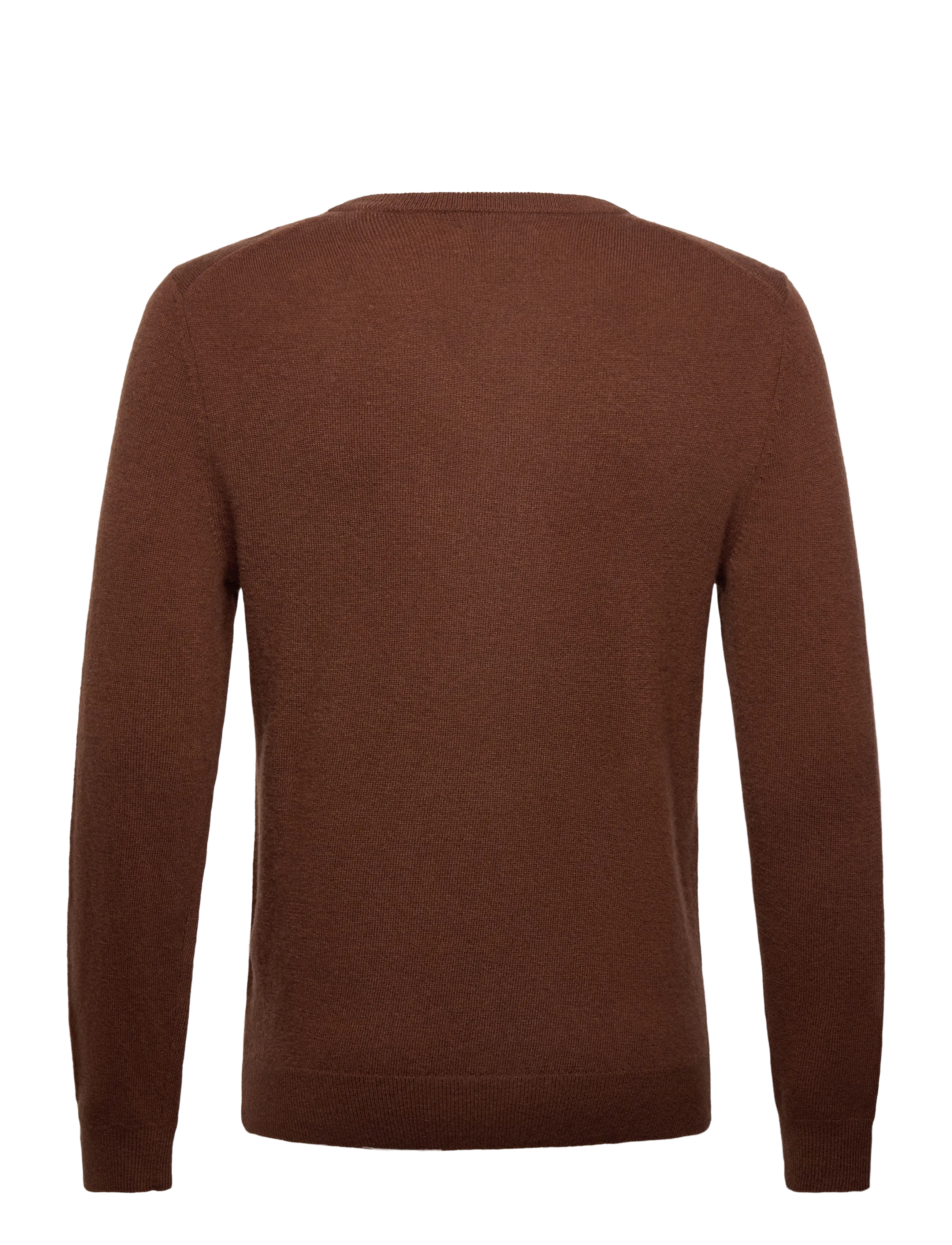 Gant - EXTRAFINE LAMBSWOOL V-NECK - v-hálsmál - mahogany brown - 1