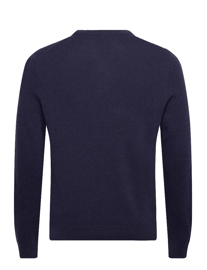 GANT - EXTRAFINE LAMBSWOOL V-NECK - v-ringat - marine - 1