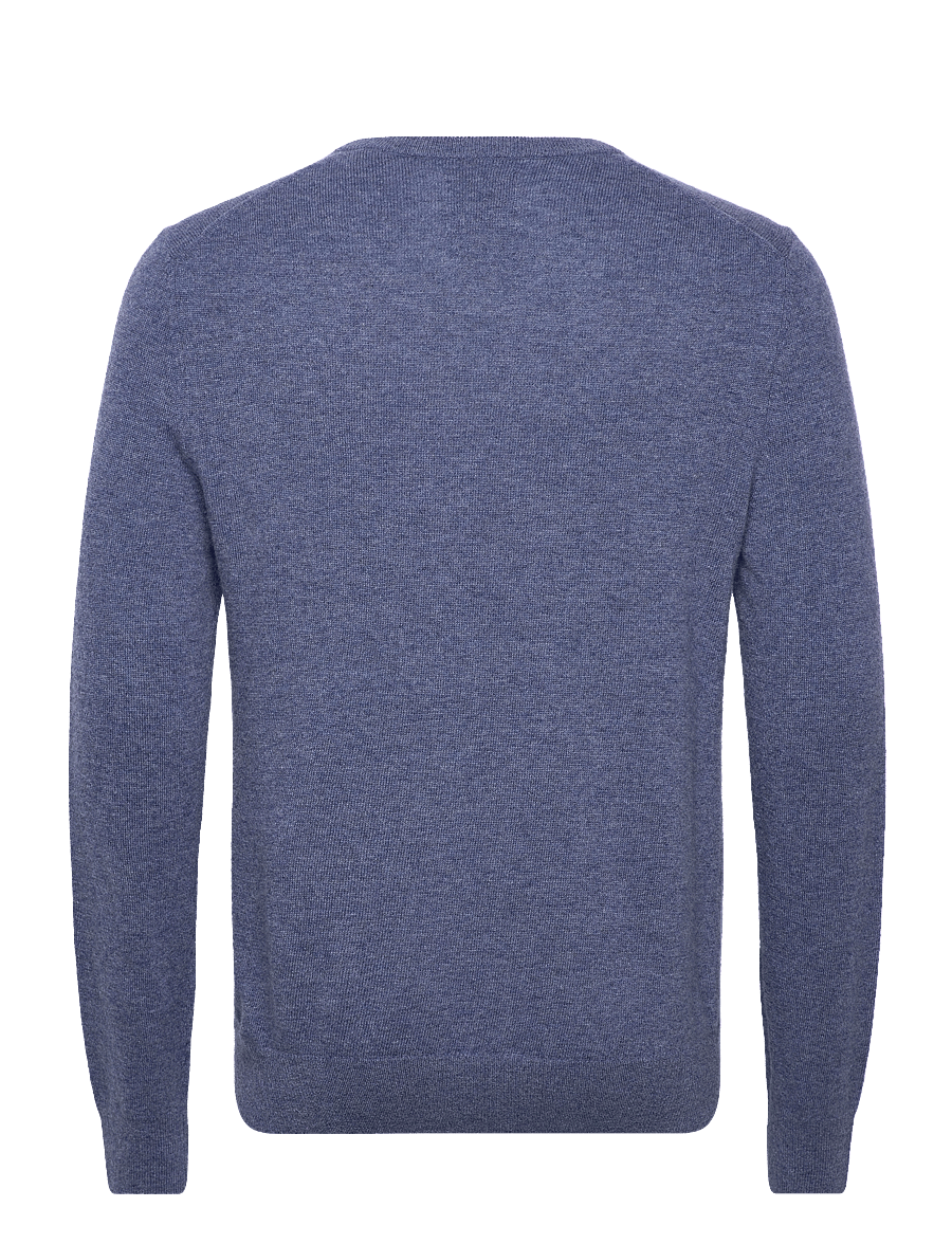 Gant - EXTRAFINE LAMBSWOOL V-NECK - v-ausschnitt - stone blue melange - 2