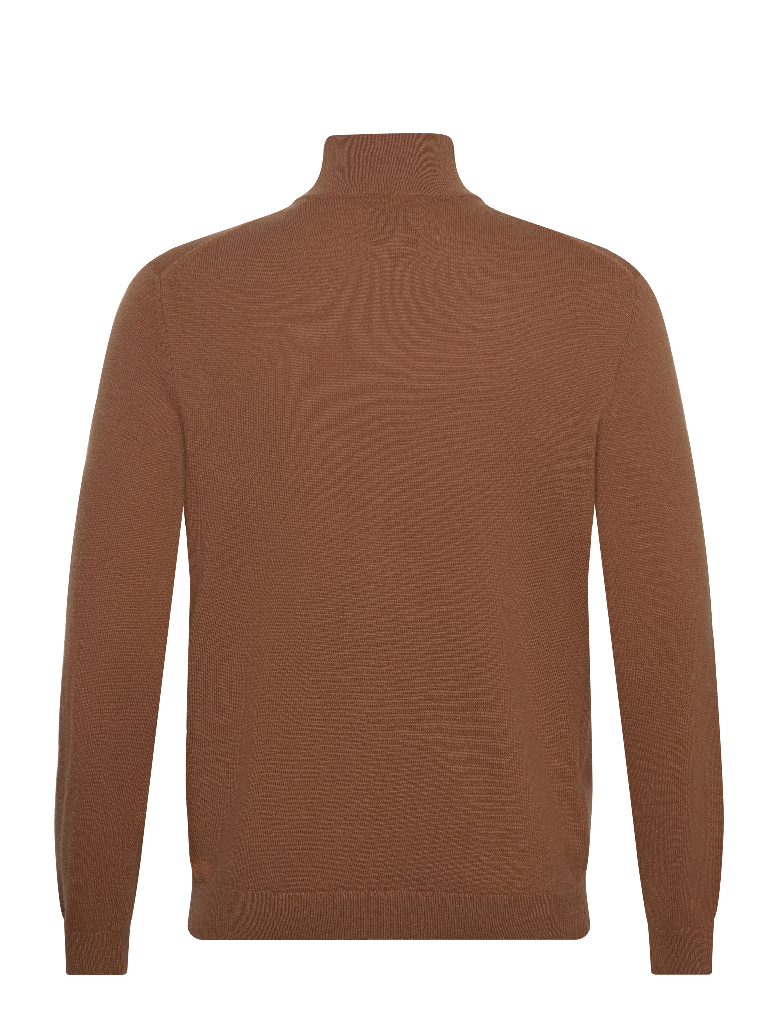 Gant - EXTRAFINE LAMBSWOOL ZIP CARDIGAN - cardigans - cacao - 1