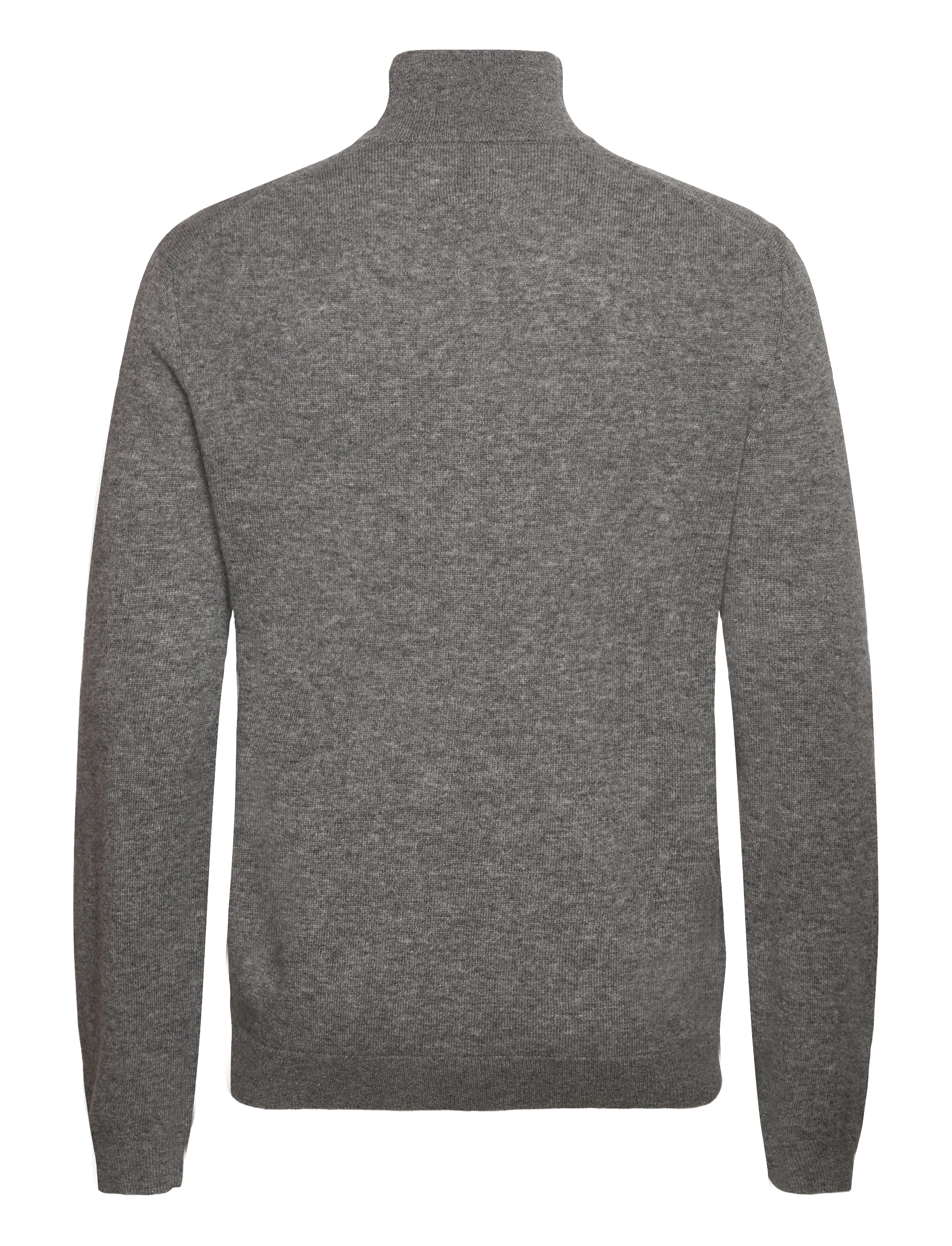 Gant - EXTRAFINE LAMBSWOOL ZIP CARDIGAN - cardigans - dark grey melange - 1