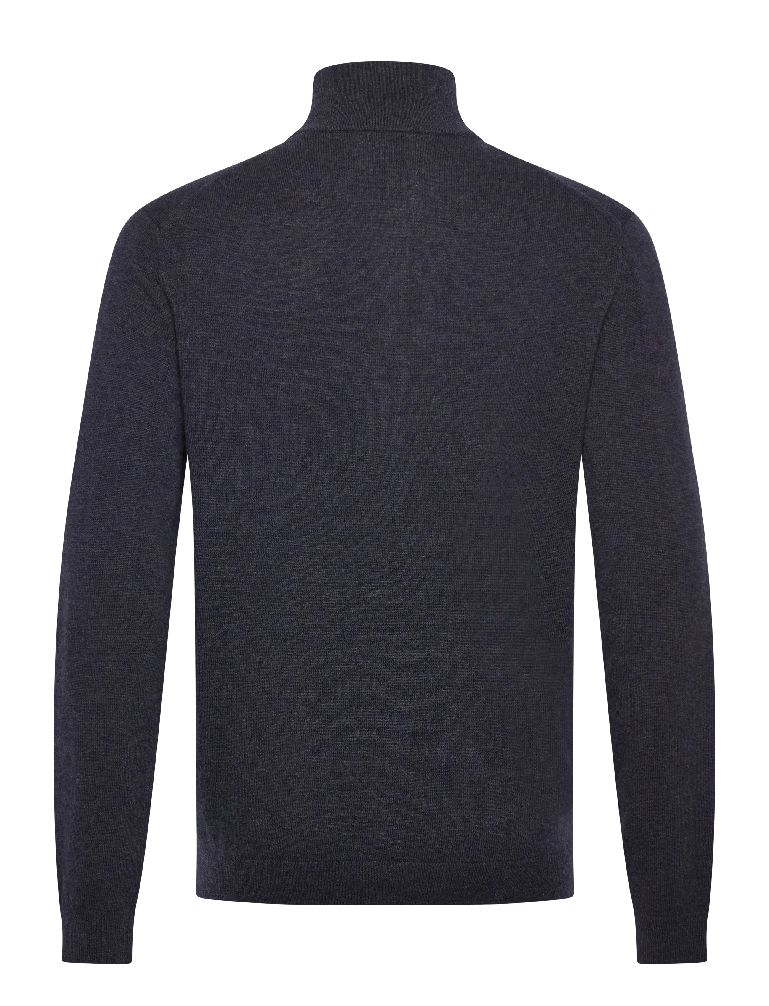 Gant - EXTRAFINE LAMBSWOOL ZIP CARDIGAN - pullover mit durchgehendem reißverschluss - dark navy melange - 1