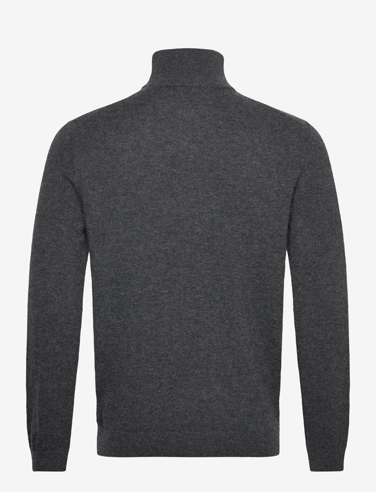 GANT - EXTRAFINE LAMBSWOOL ZIP CARDIGAN - full zip tröjor - dk charcoal melange - 1