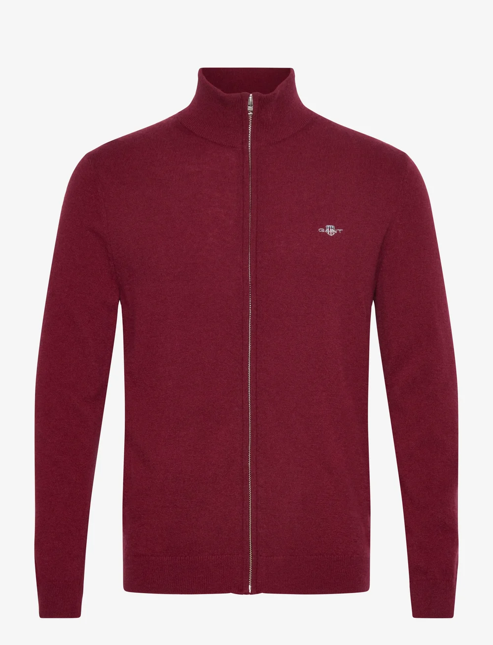 GANT - EXTRAFINE LAMBSWOOL ZIP CARDIGAN - vesten - plumped red - 0