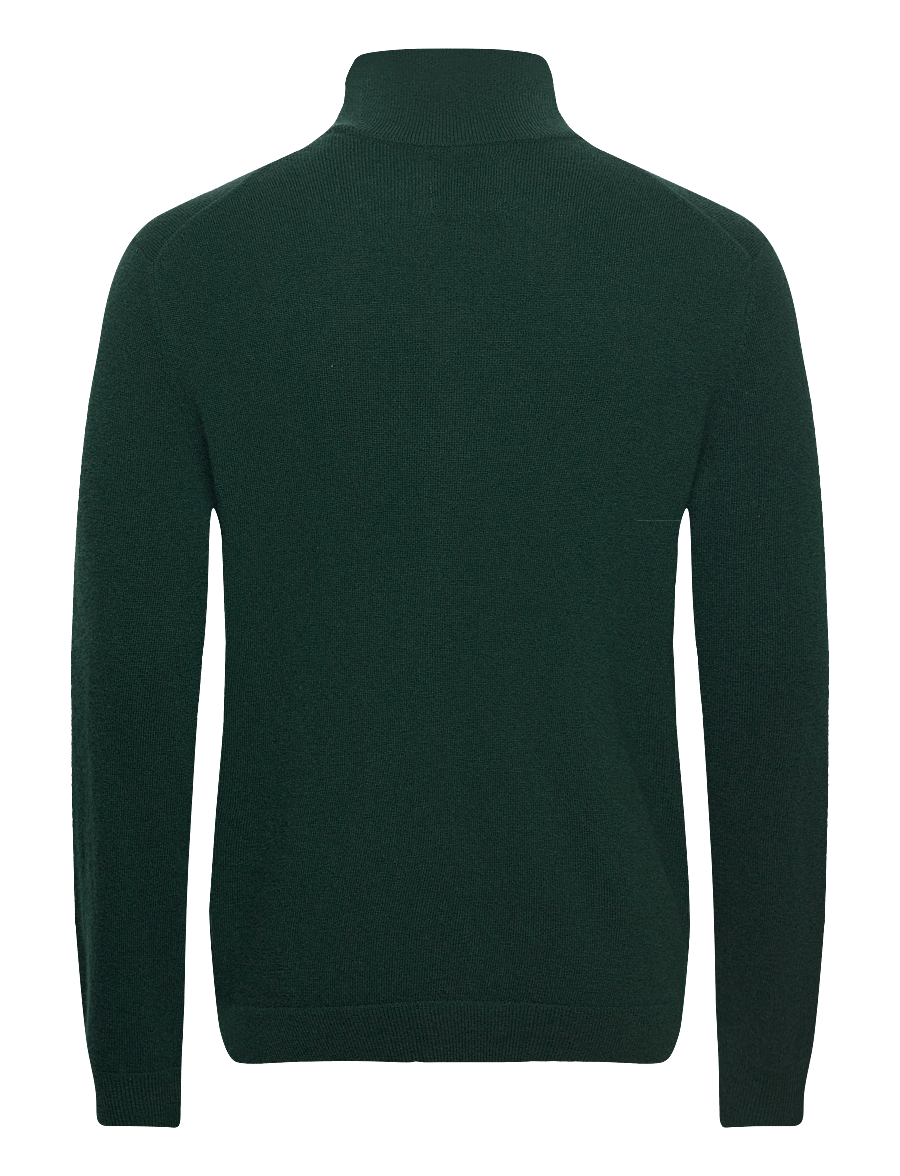 Gant - EXTRAFINE LAMBSWOOL ZIP CARDIGAN - cardigans - tartan green - 1