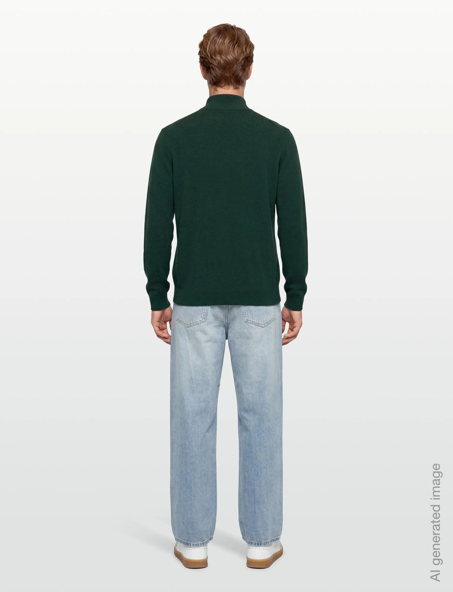 Gant - EXTRAFINE LAMBSWOOL ZIP CARDIGAN - lukuga džemprid - tartan green - 4