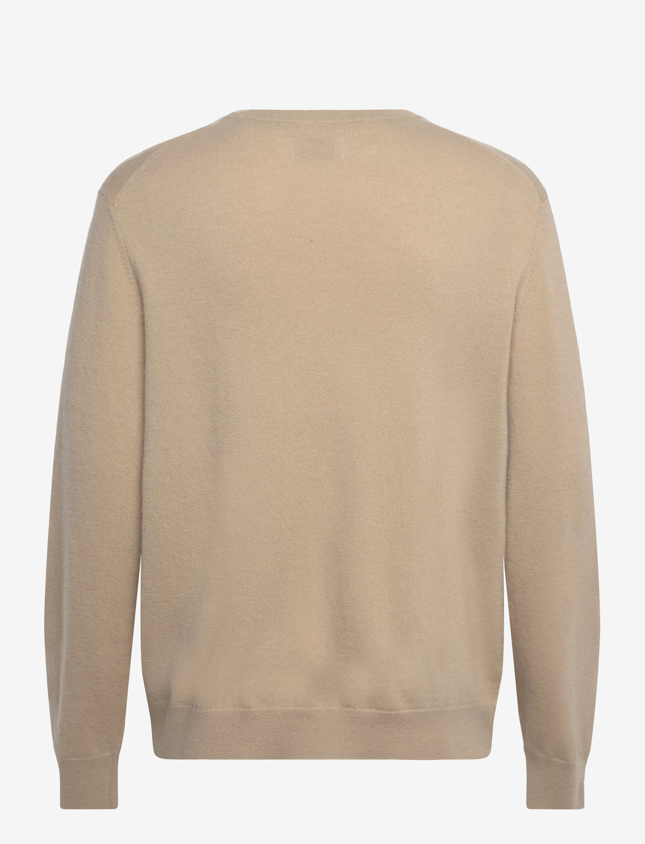 GANT - EXTRAFINE LAMBSWOOL C-NECK A/S - Ümmarguse kaelusega kudumid - concrete beige - 2