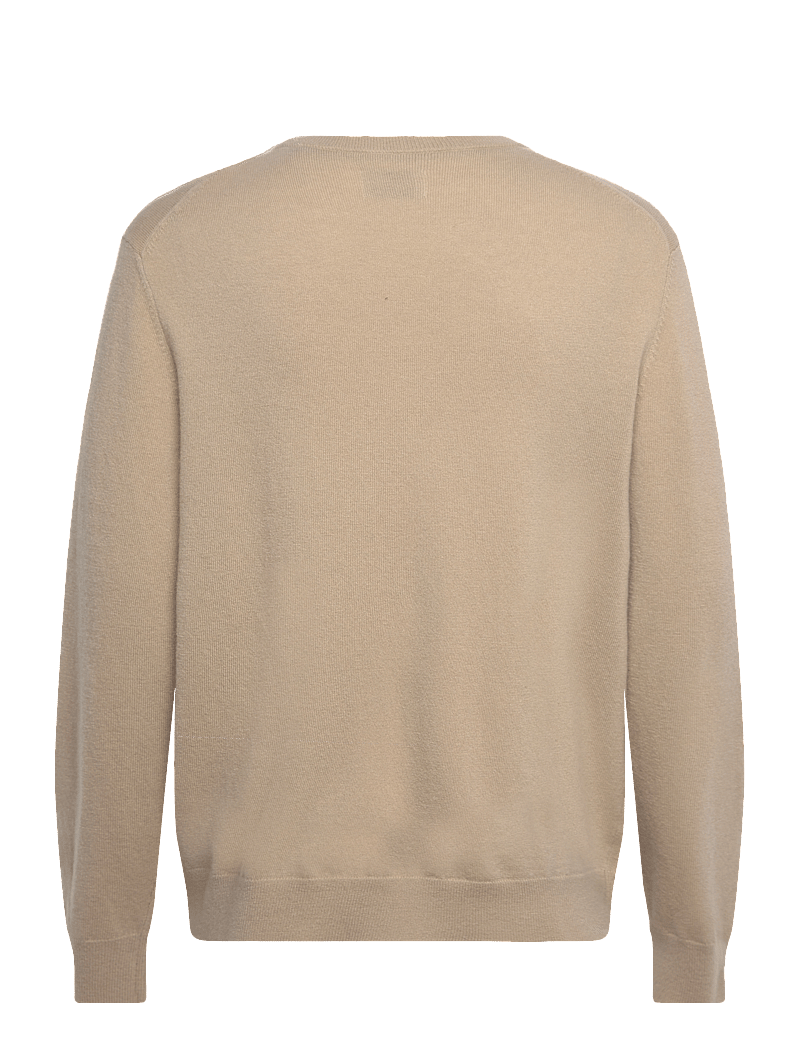 GANT - EXTRAFINE LAMBSWOOL C-NECK A/S - Ümmarguse kaelusega kudumid - concrete beige - 2