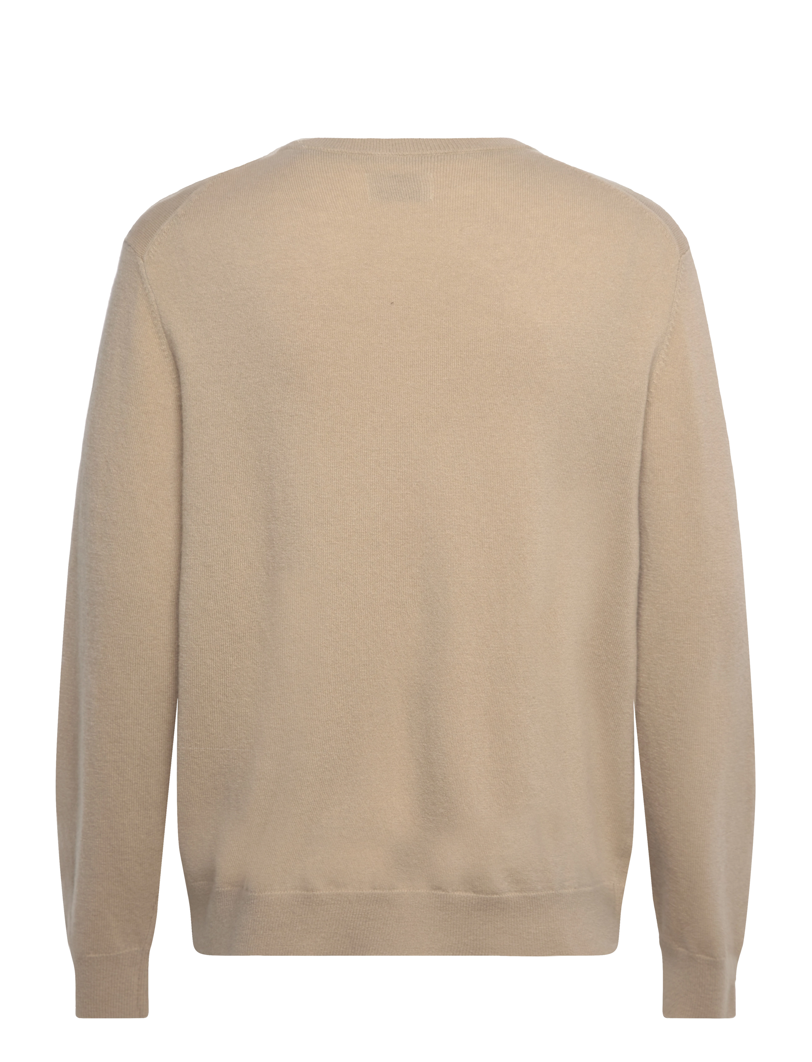 Gant - EXTRAFINE LAMBSWOOL C-NECK A/S - ronde hals - concrete beige - 2