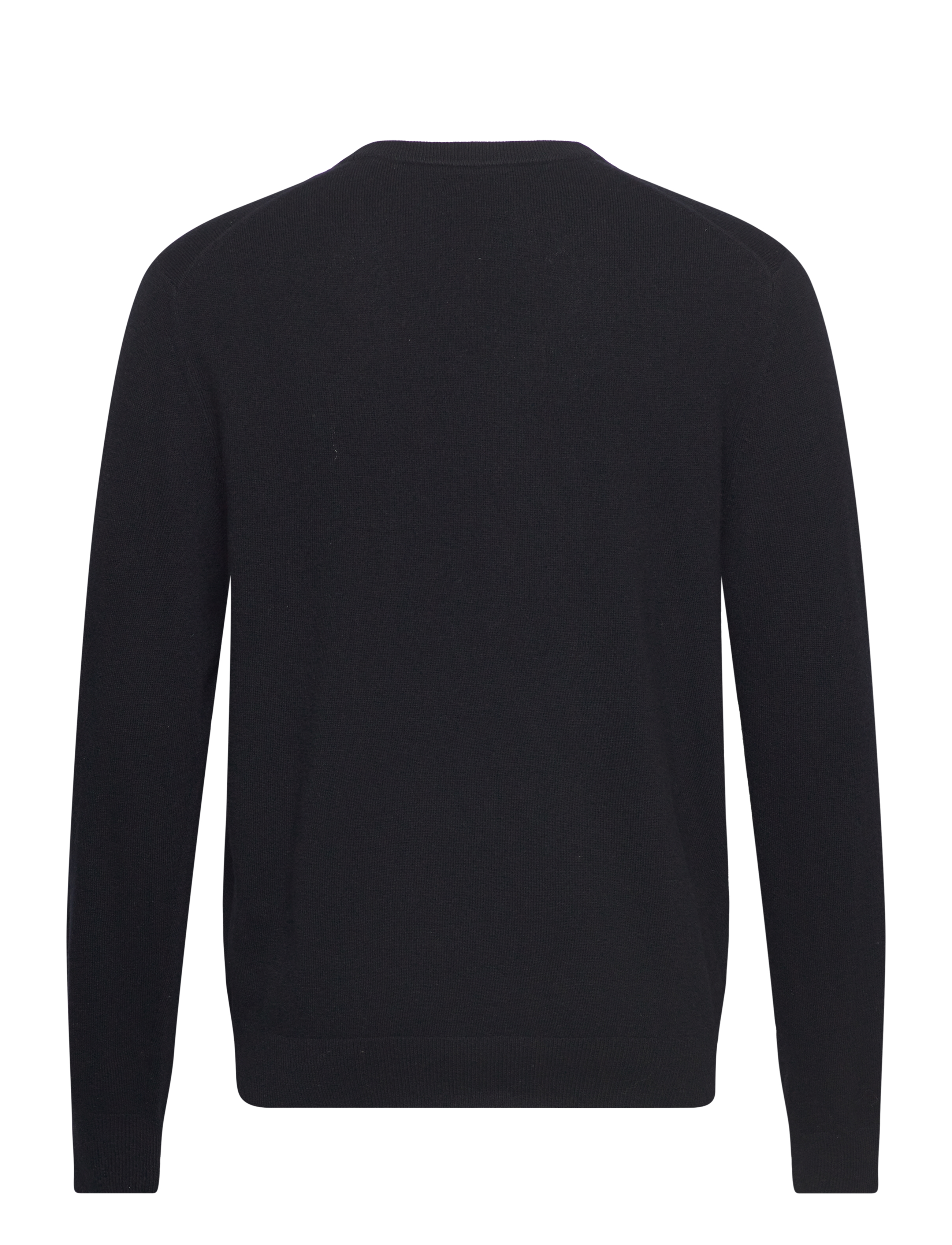 Gant - EXTRAFINE LAMBSWOOL V-NECK O/S - trøjer - black - 1