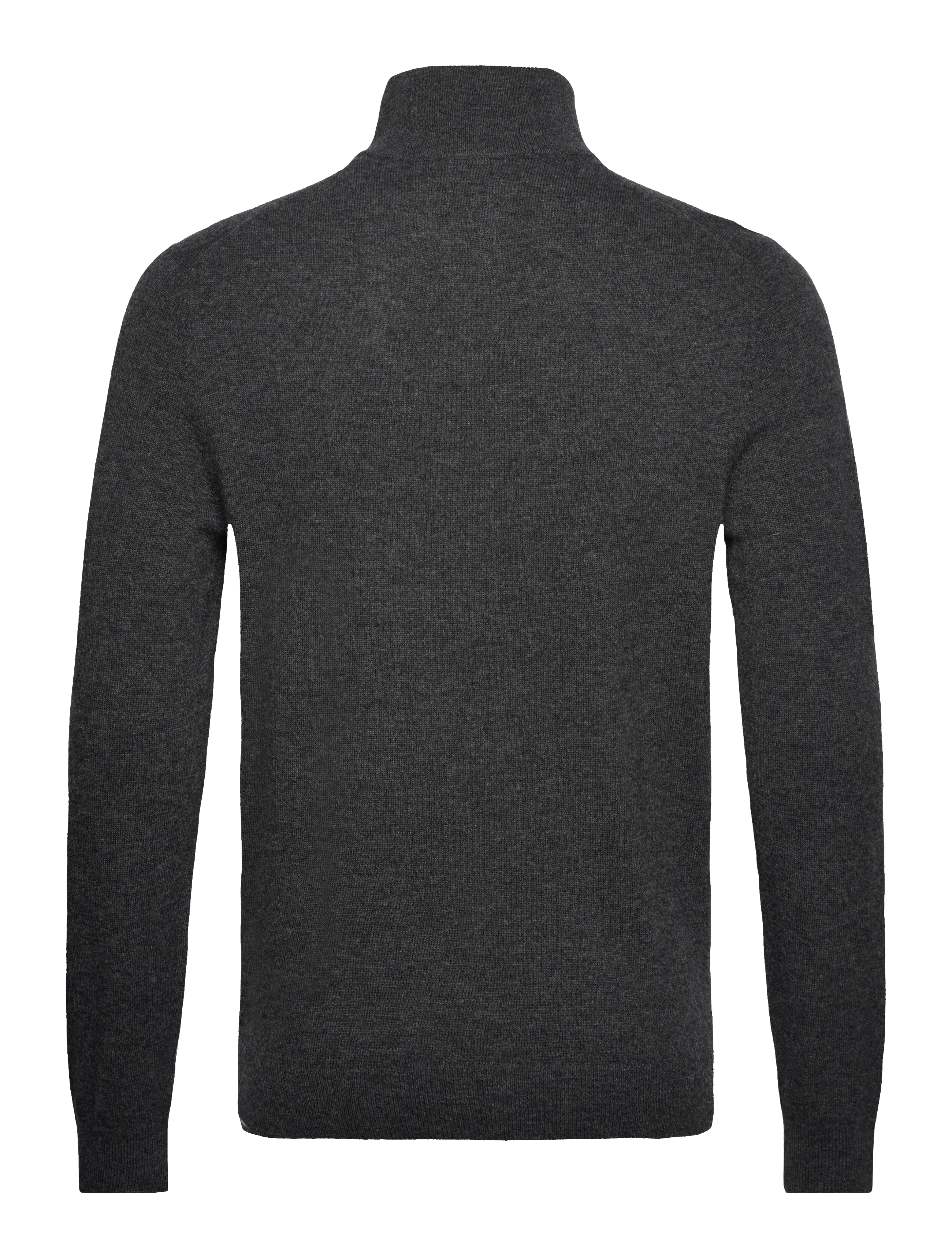 GANT - EXTRAFINE LAMBSWOOL HALF ZIP - dk charcoal melange - 2