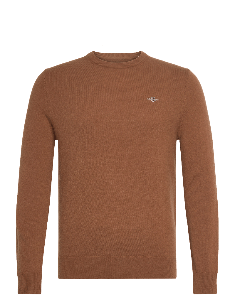 GANT - EXTRAFINE LAMBSWOOL C-NECK - rundhals - cacao - 0