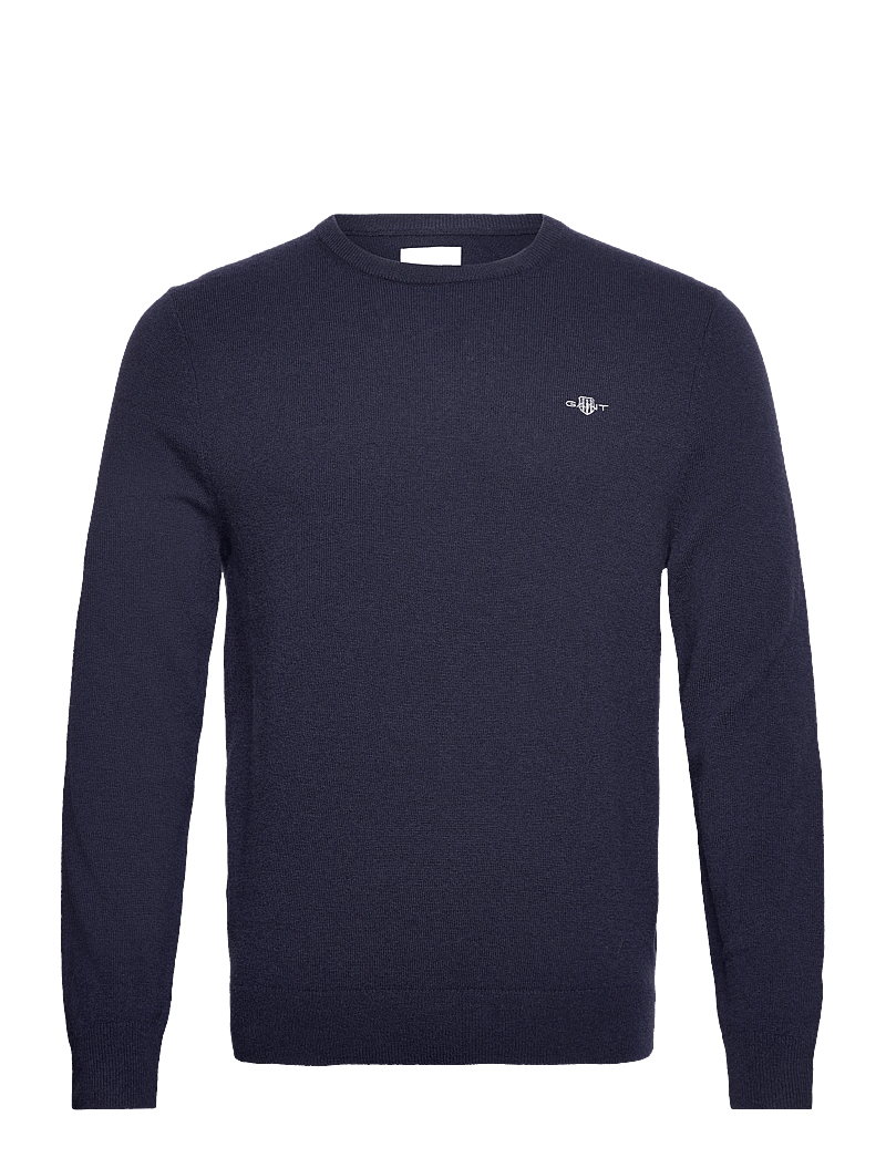 GANT - EXTRAFINE LAMBSWOOL C-NECK - rundhals - marine - 1