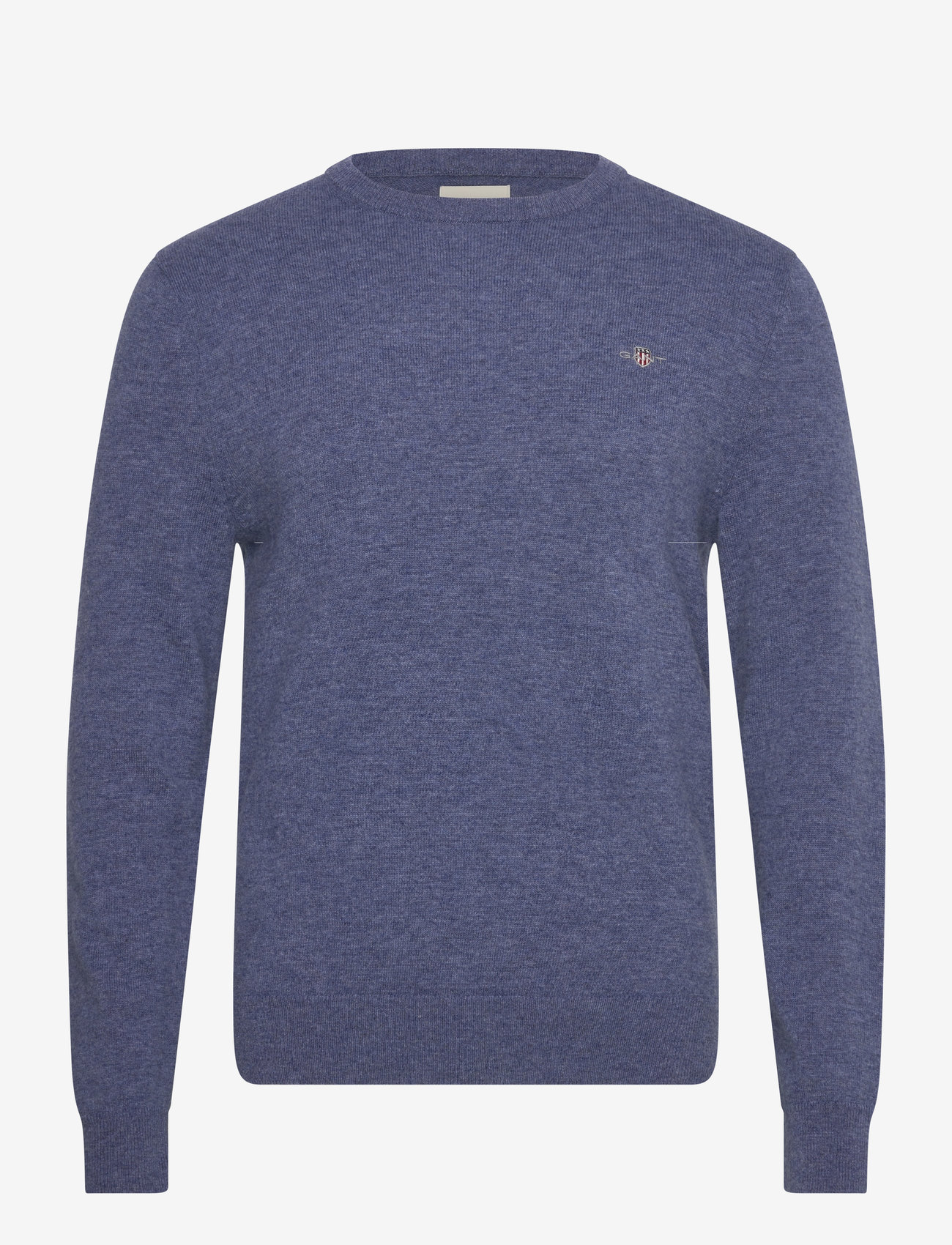 GANT - EXTRAFINE LAMBSWOOL C-NECK - stone blue melange - 1