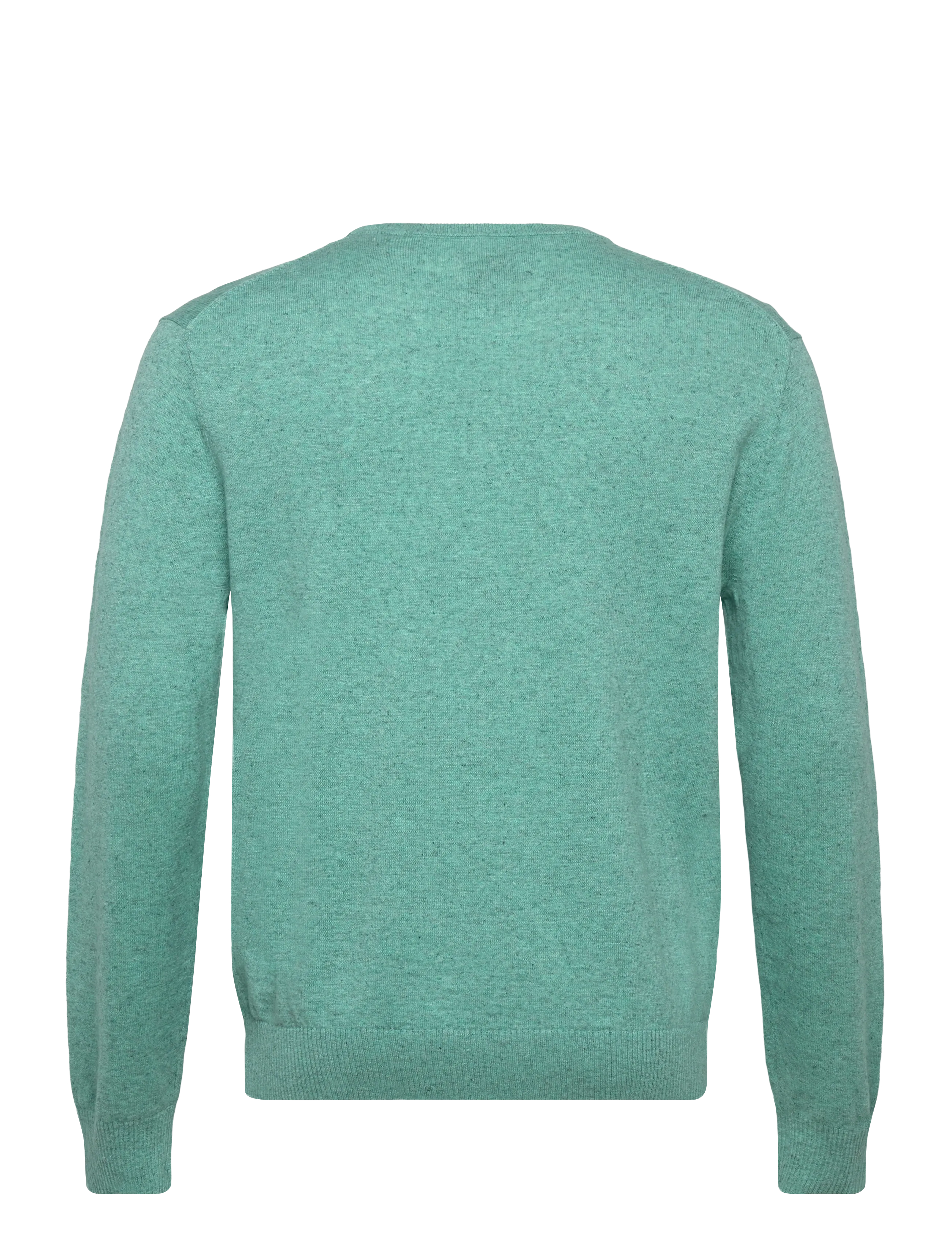 Gant - SLUB COTTON LINEN C-NECK - rund hals - ocean green melange - 2