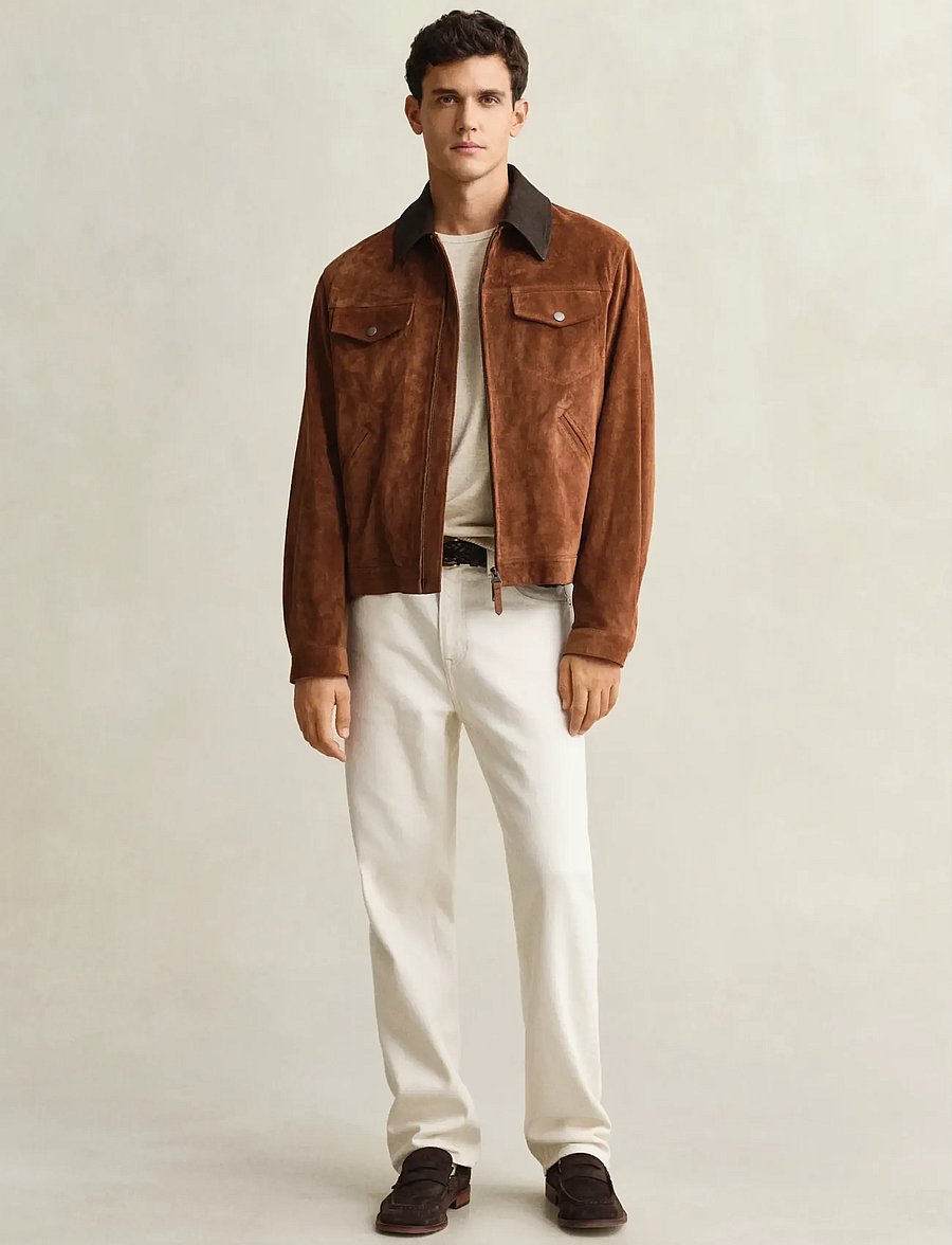 Gant - SLUB COTTON LINEN C-NECK - rund hals - seed melange - 4
