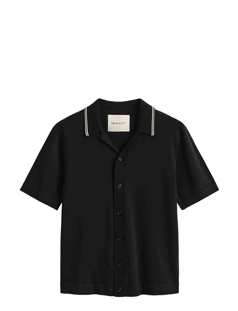 Gant - RESORT COLLAR POLO - polostrik - black - 1