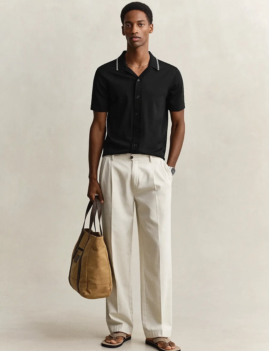 Gant - RESORT COLLAR POLO - polostrik - black - 4