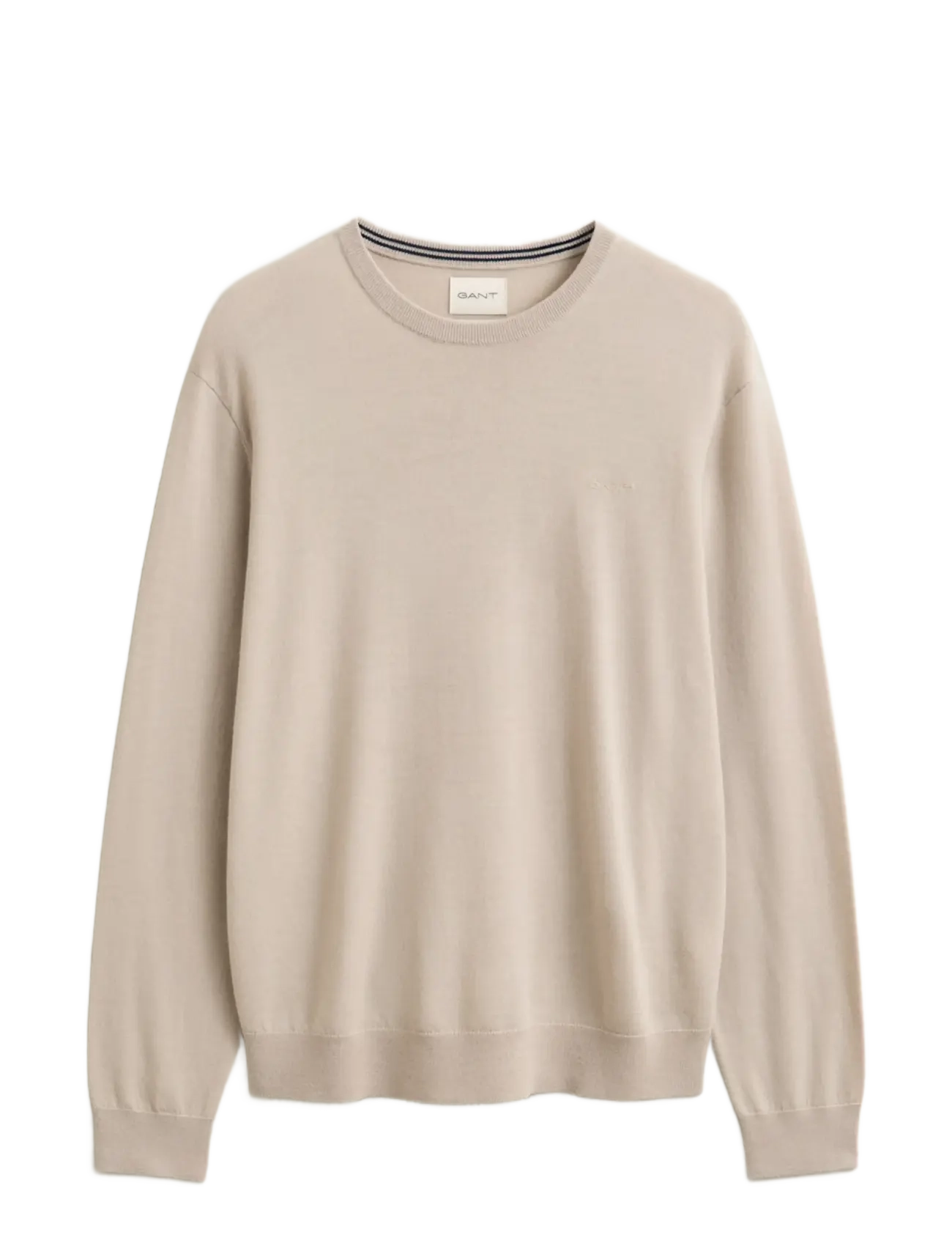 Gant EXTRAFINE MERINO WOOL C-NECK - Kleidung - CLAY BEIGE / beige