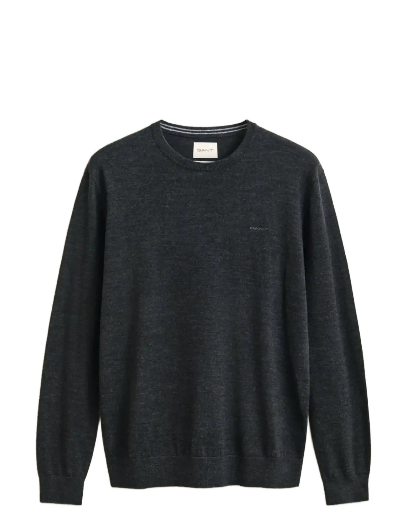Gant EXTRAFINE MERINO WOOL C-NECK - Designers - DK CHARCOAL MELANGE / grey