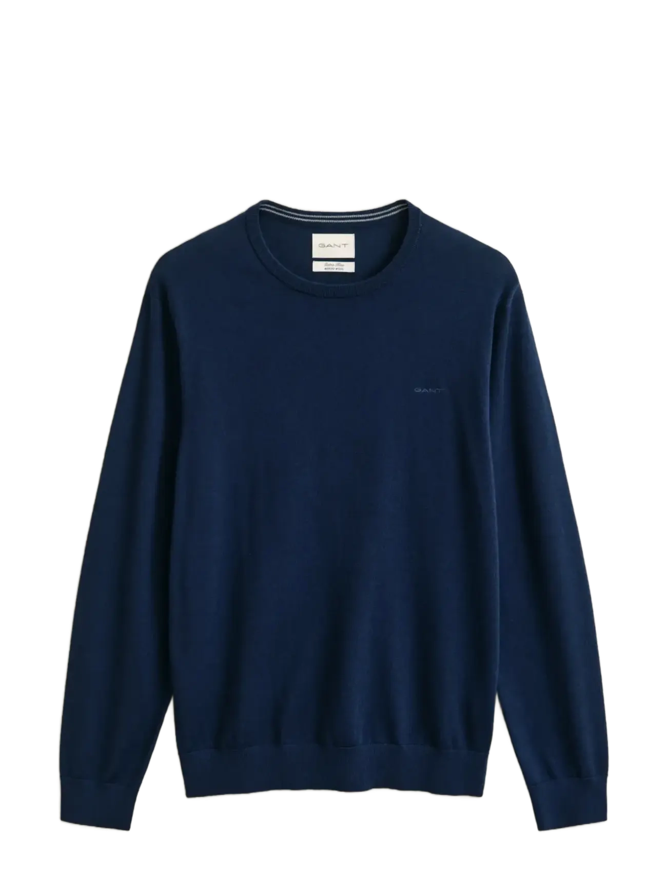 Gant EXTRAFINE MERINO WOOL C-NECK - Inspiration - MARINE / navy