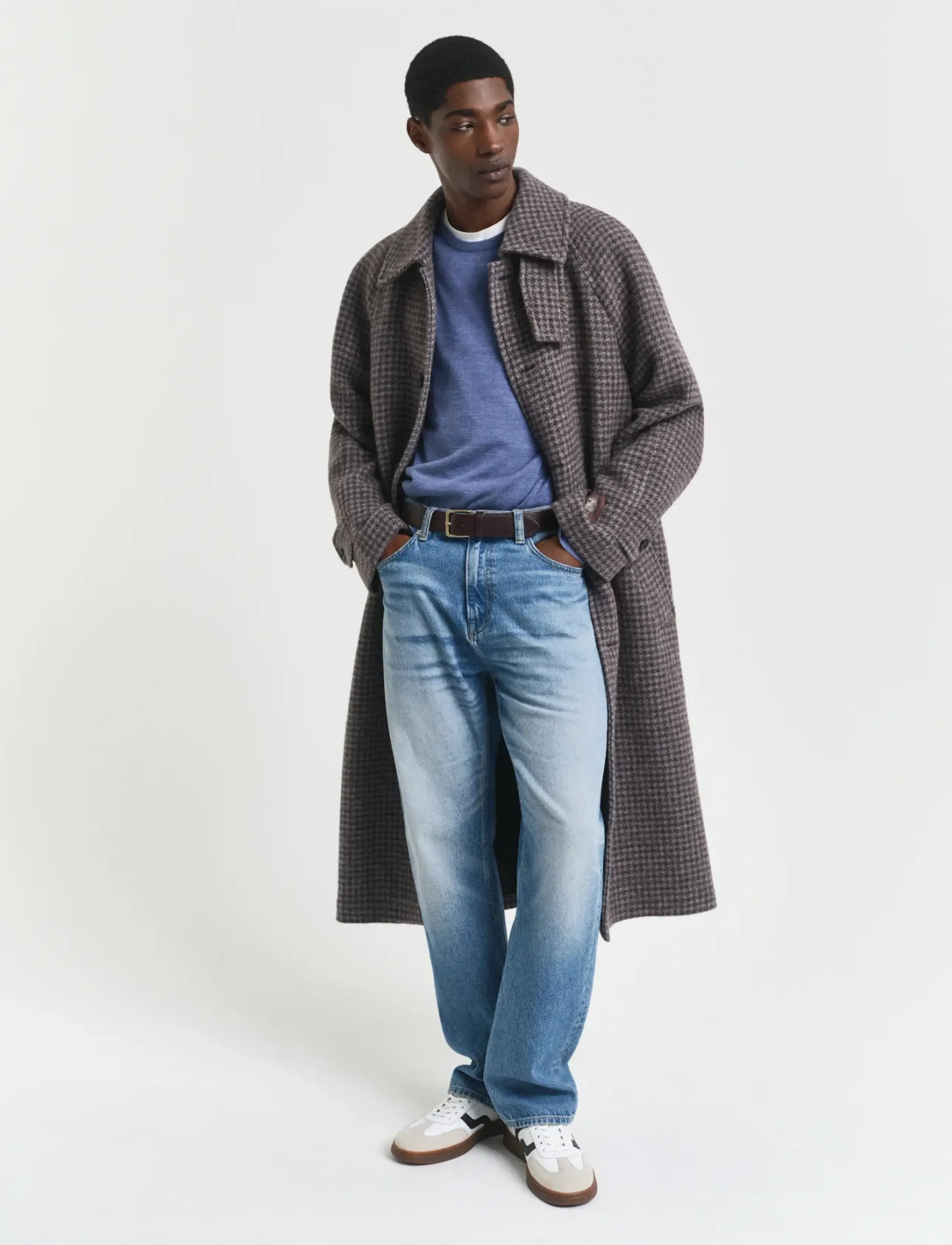 Gant - EXTRAFINE MERINO WOOL C-NECK - rundhals - stone blue melange - 4