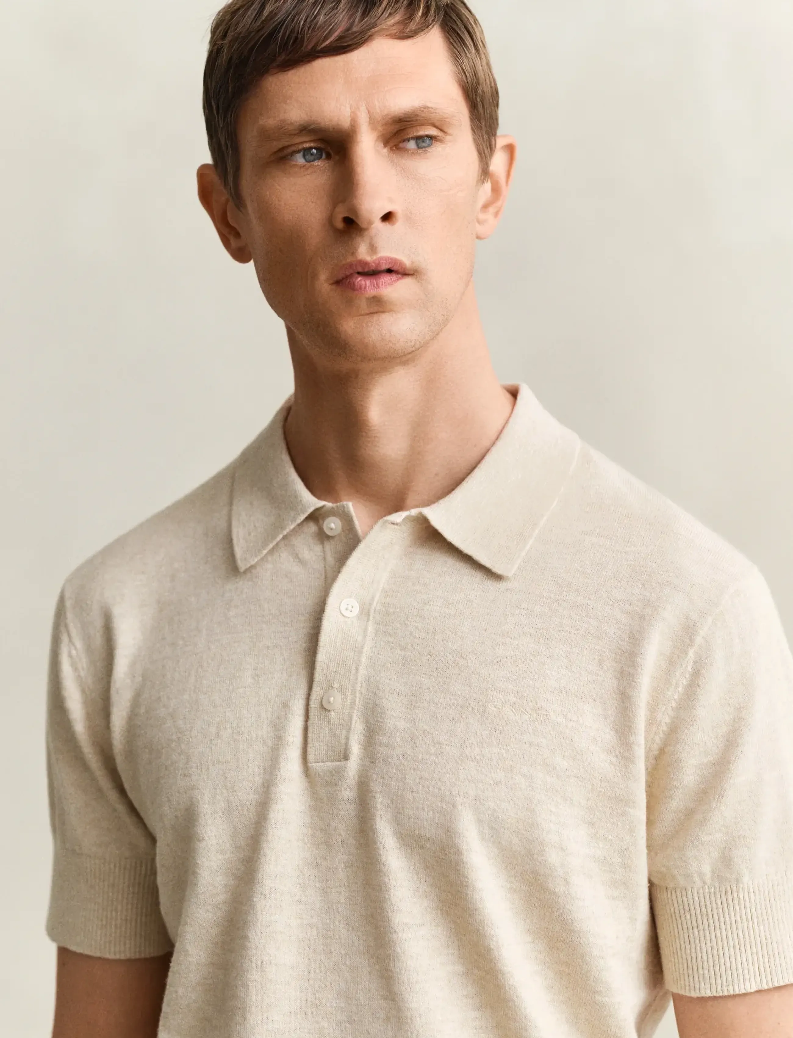 Slub Cotton Linen Ss Polo 3