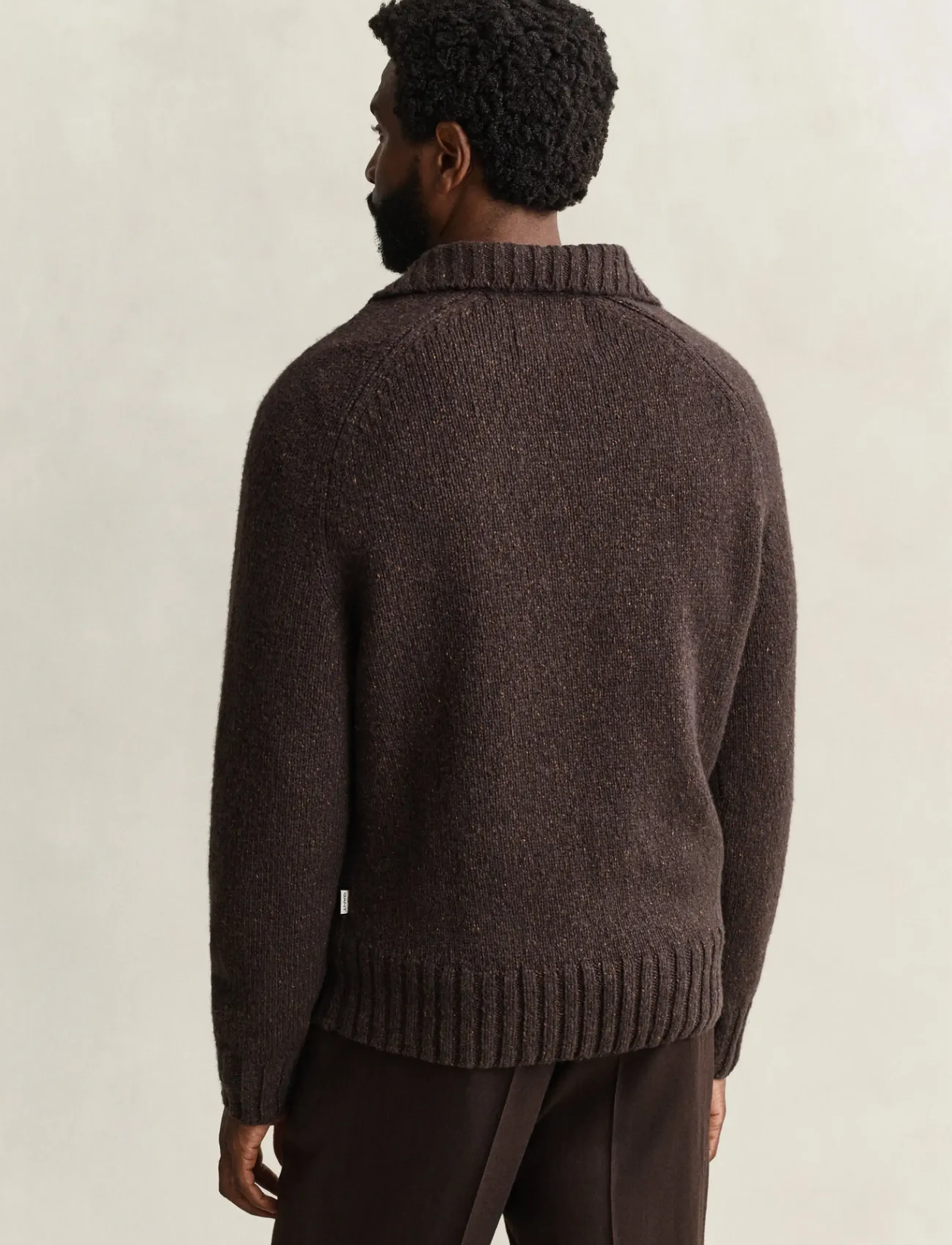 Gant Wool Silk Polo pikéer herr – bild 2