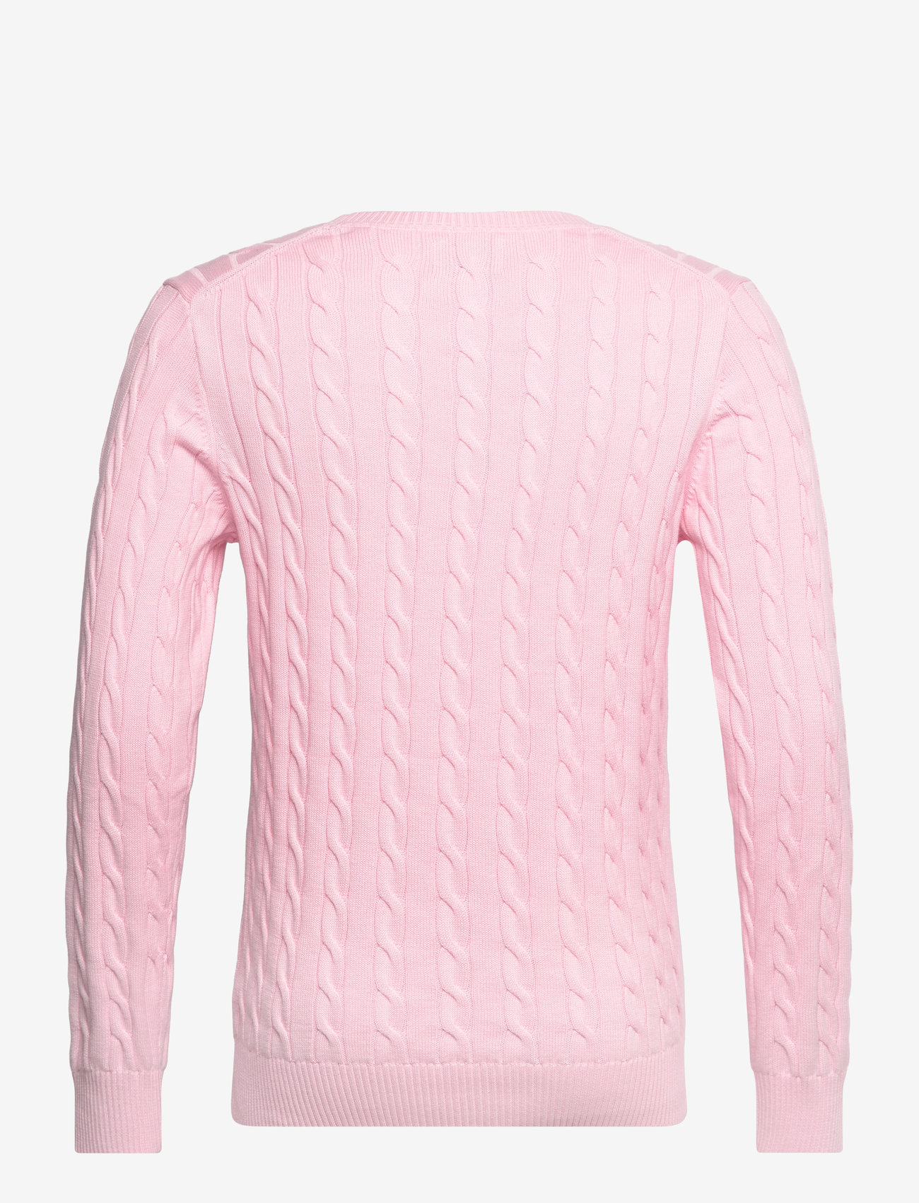 GANT - COTTON CABLE C-NECK - Ümmarguse kaelusega kudumid - california pink - 2