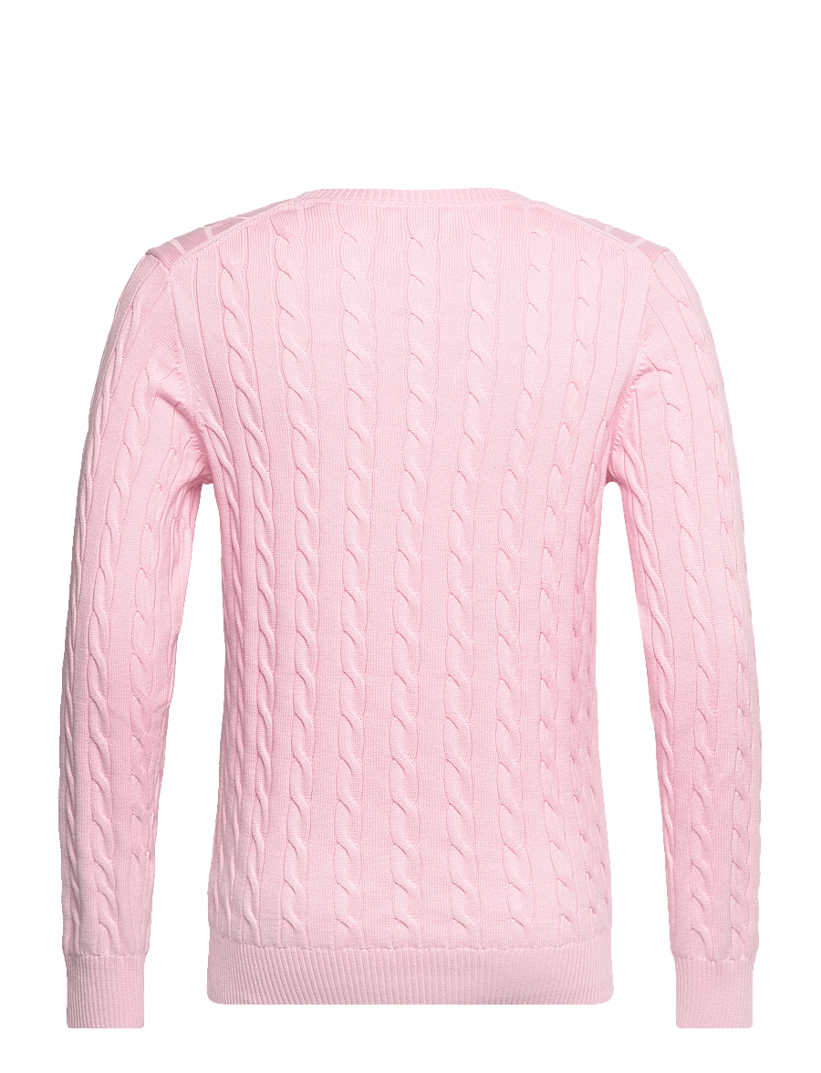 Gant - Classic Cable Knit Sweater - rund hals - california pink - 2