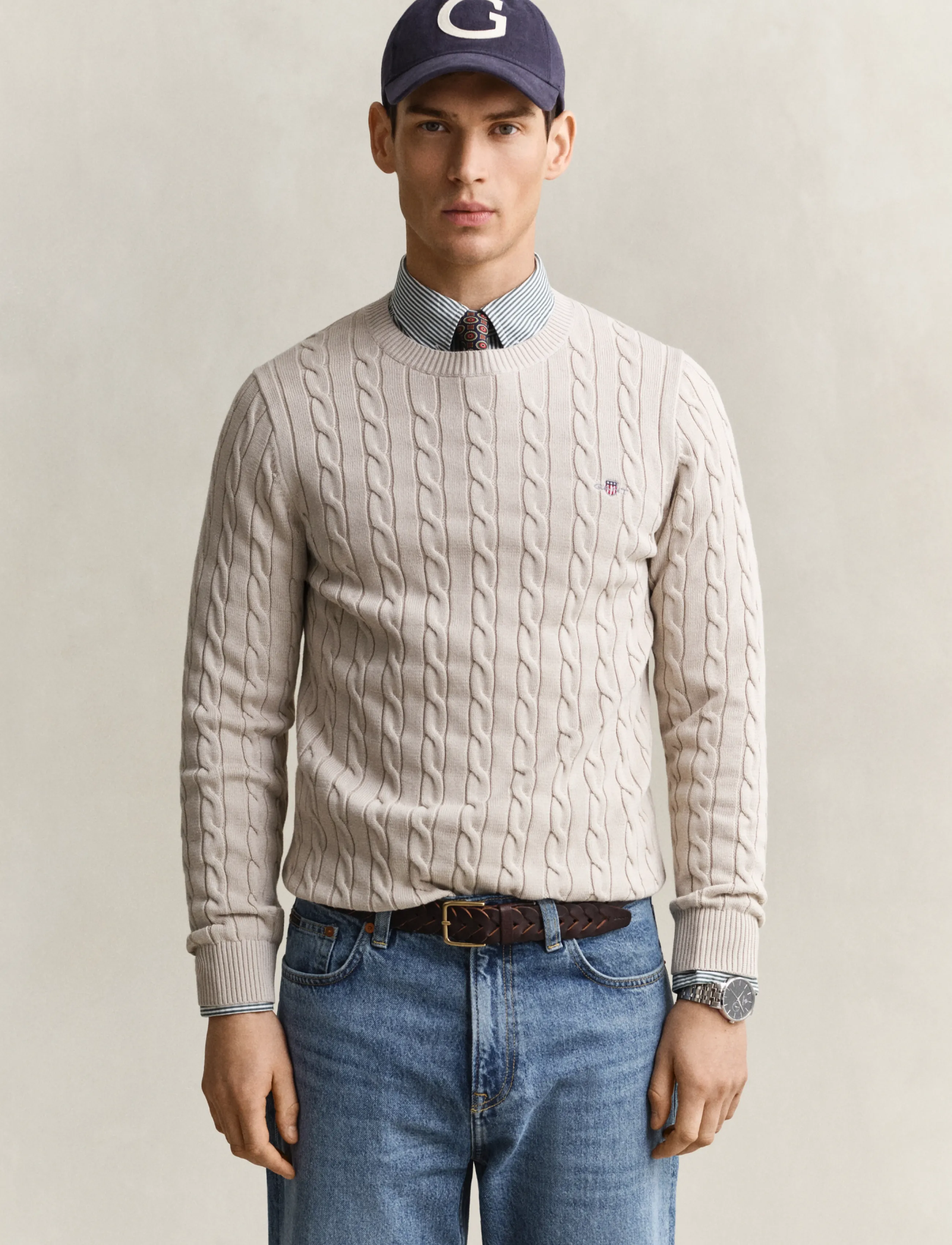 Classic Cable Knit Sweater