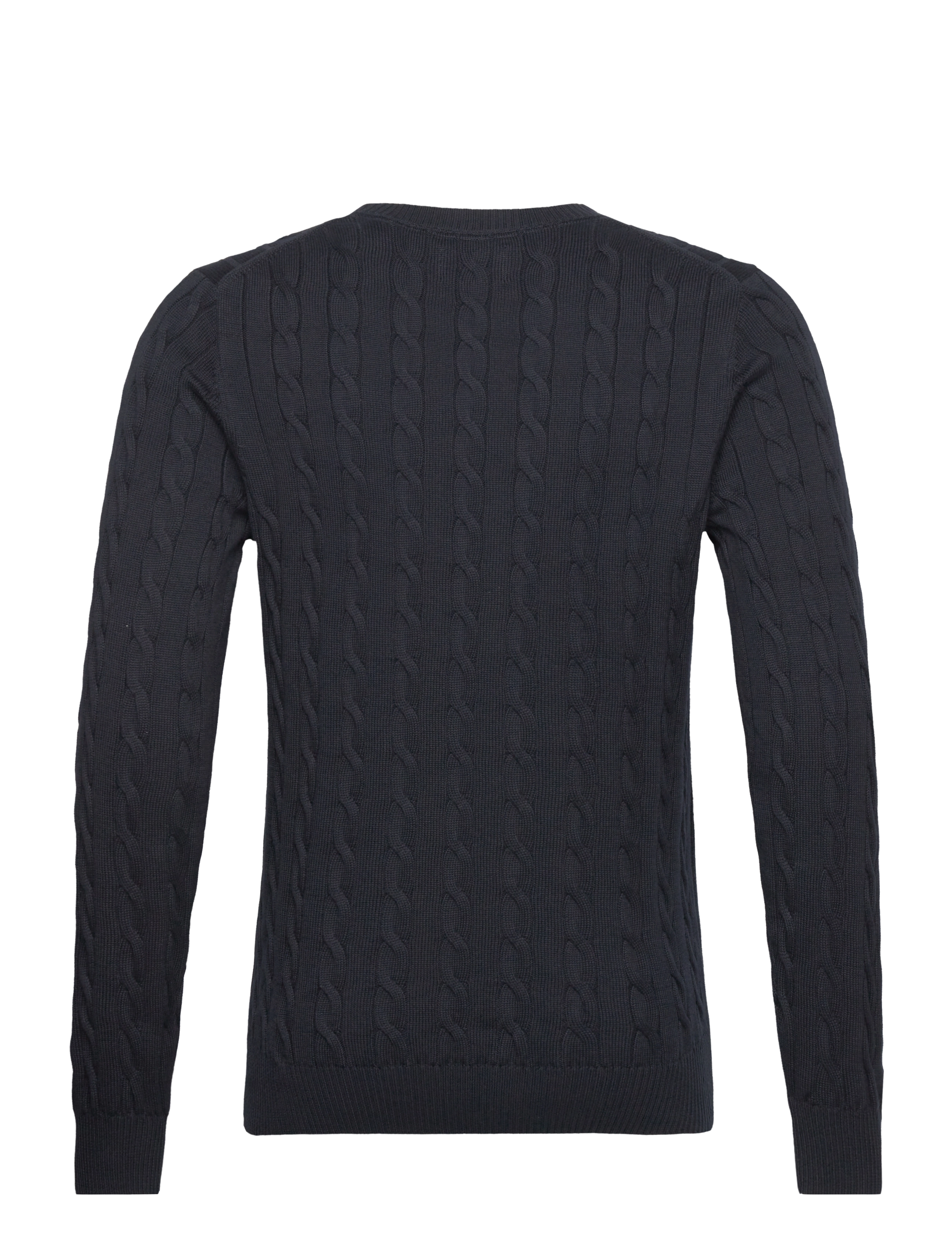 Gant - Classic Cable Knit Sweater - rundhalsad - evening blue - 2