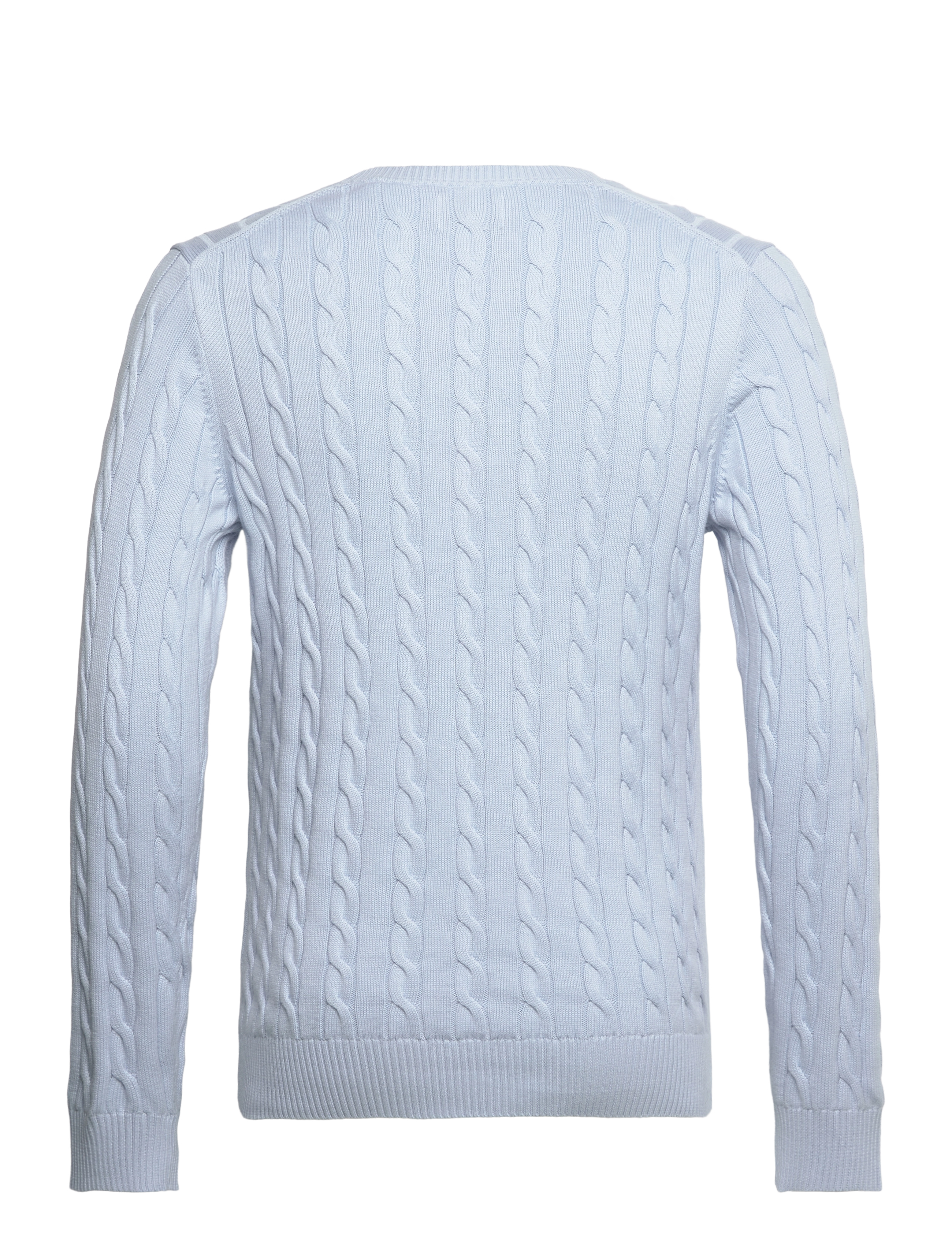 Gant - Classic Cable Knit Sweater - rund hals - fresh blue - 2