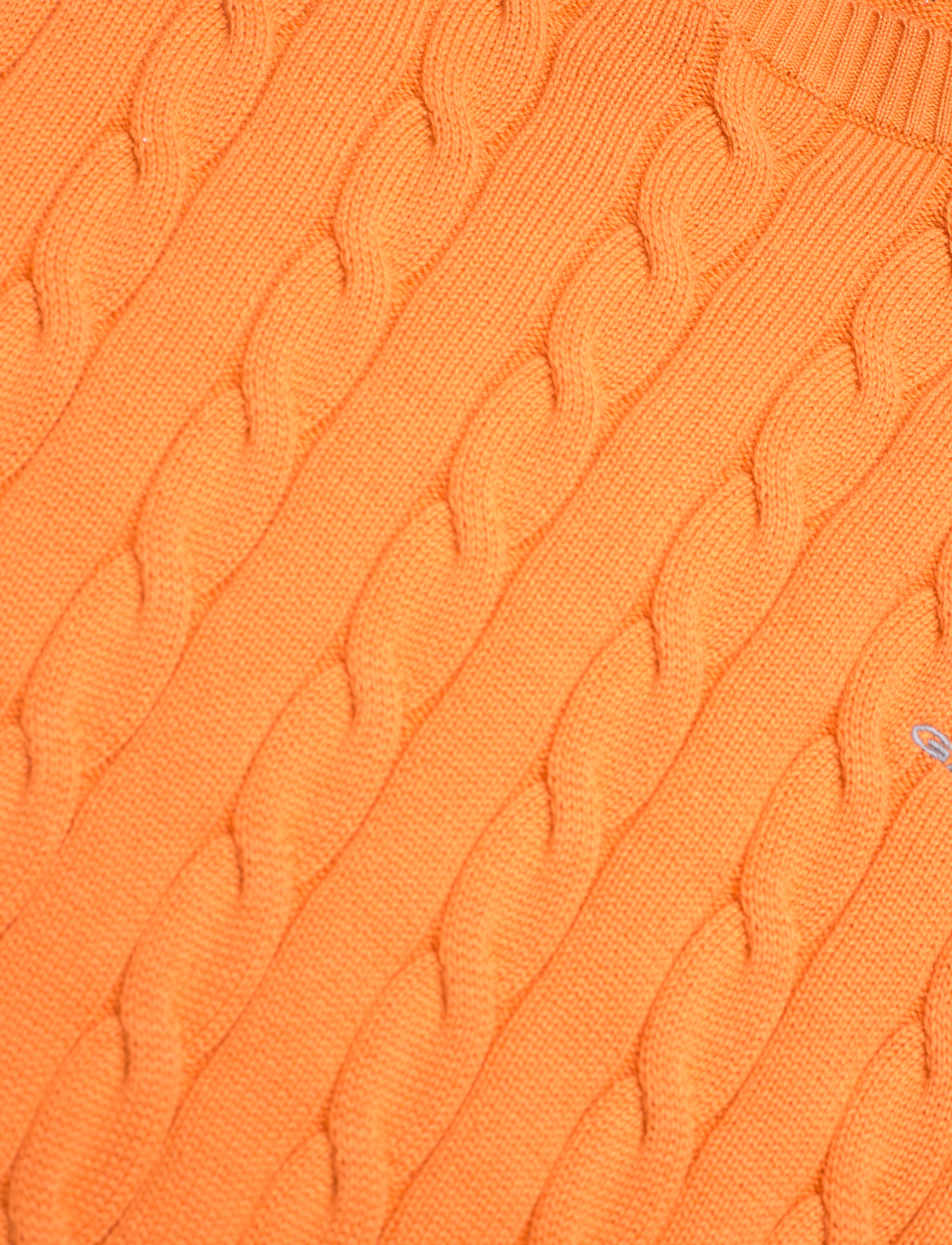 Gant - Classic Cable Knit Sweater - rund hals - pearl peach - 2